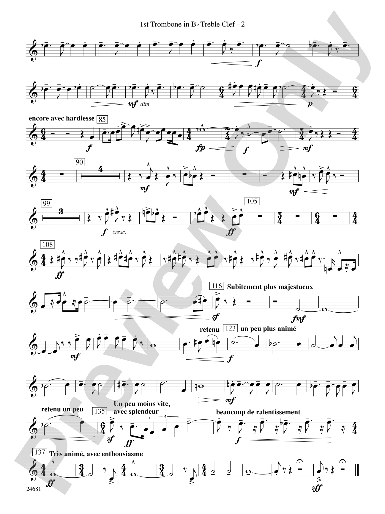 L'Esprit du Tour: (wp) 1st B-flat Trombone T.C.