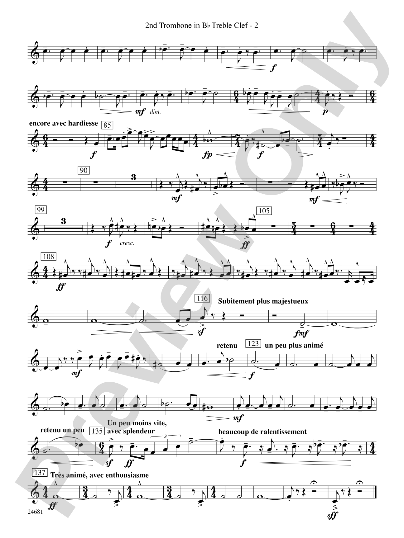 L'Esprit du Tour: (wp) 2nd B-flat Trombone T.C.