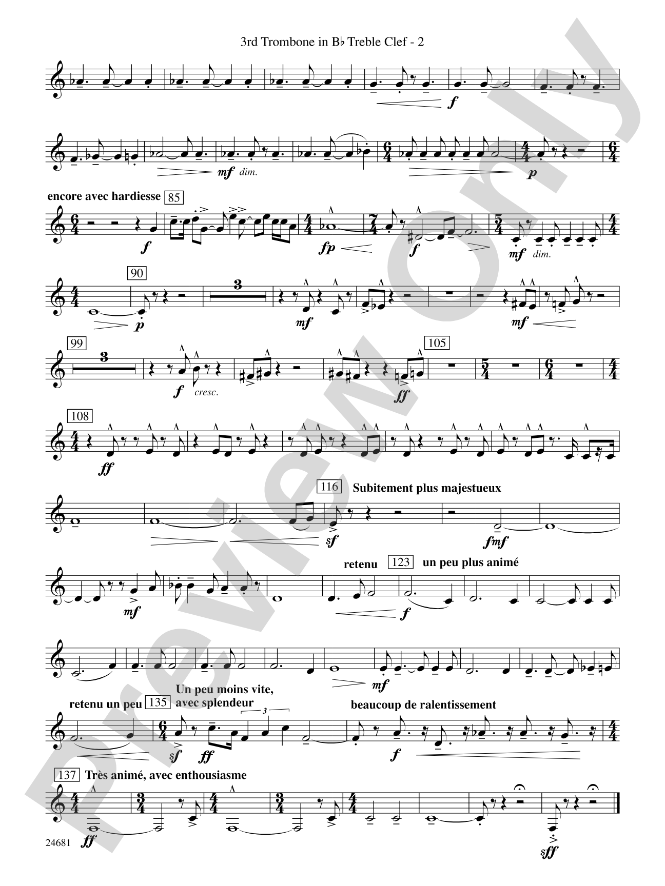 L'Esprit du Tour: (wp) 3rd B-flat Trombone T.C.