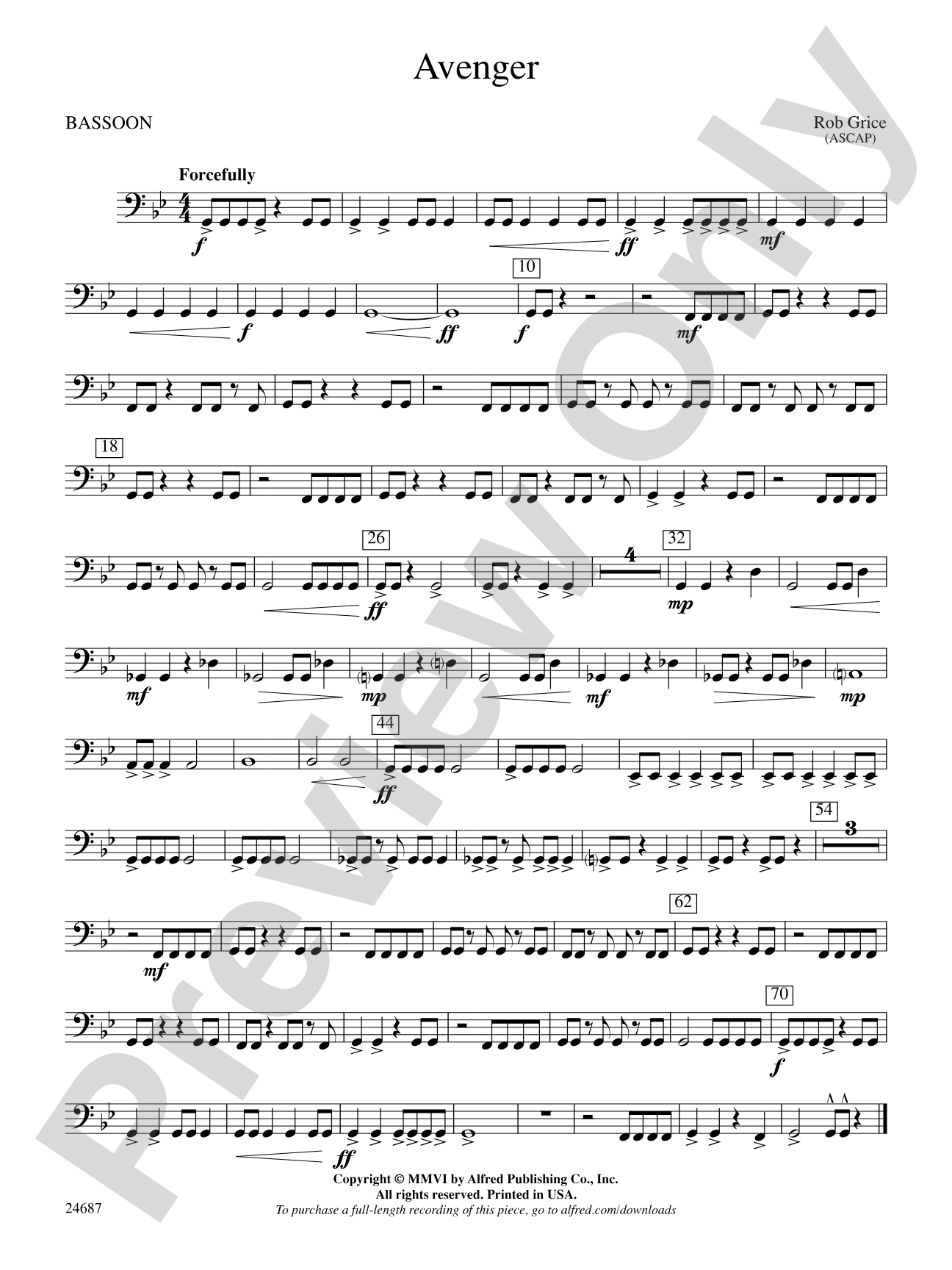 Avenger: Bassoon