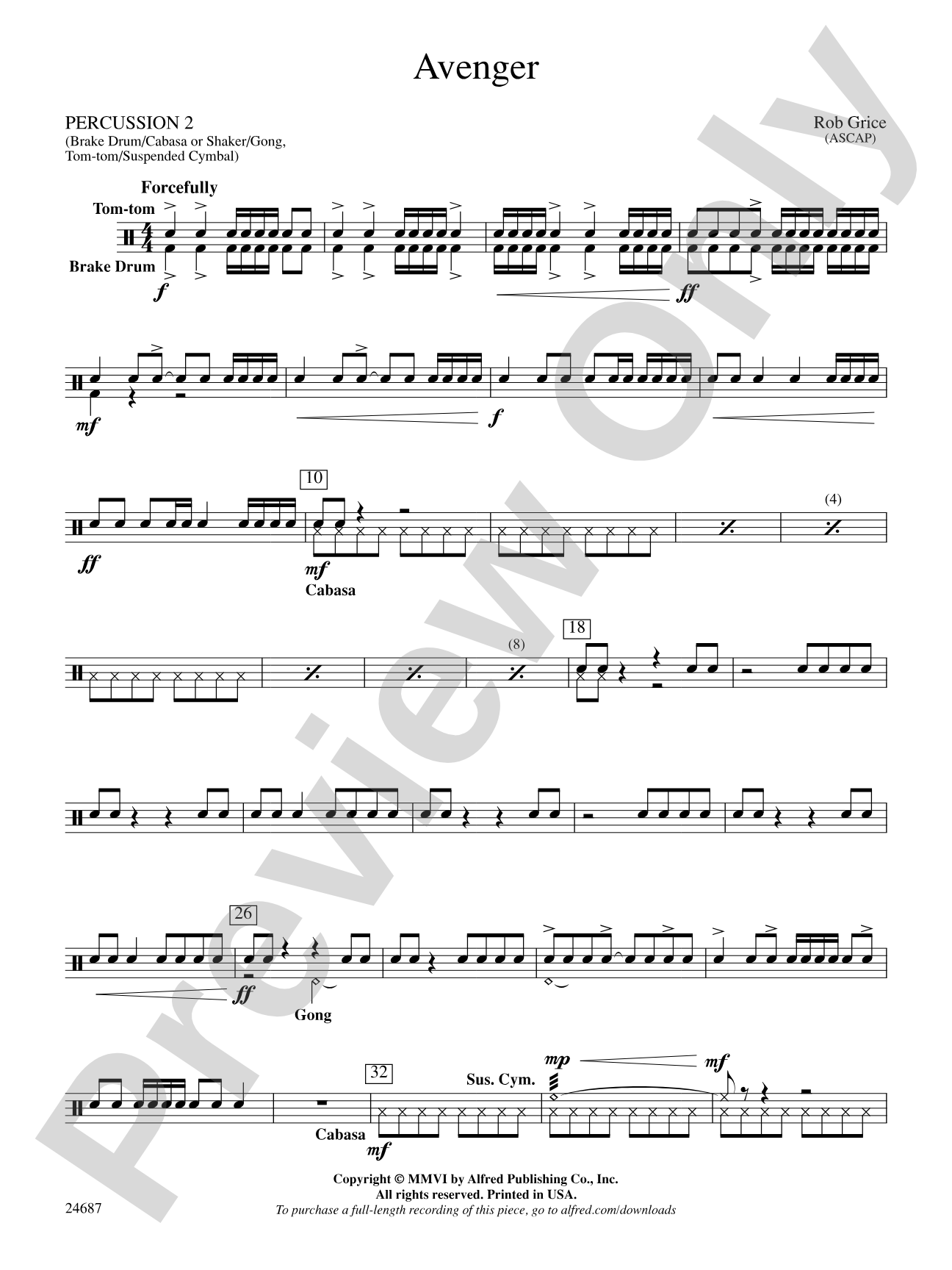 Avenger: 2nd Percussion