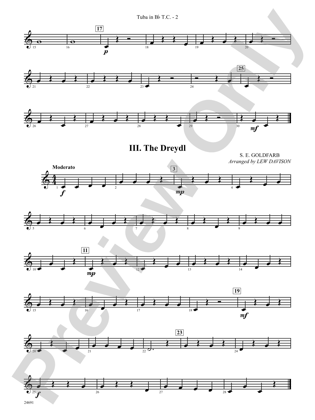 Belwin Very Beginning Band Kit #2: (wp) B-flat Tuba T.C.