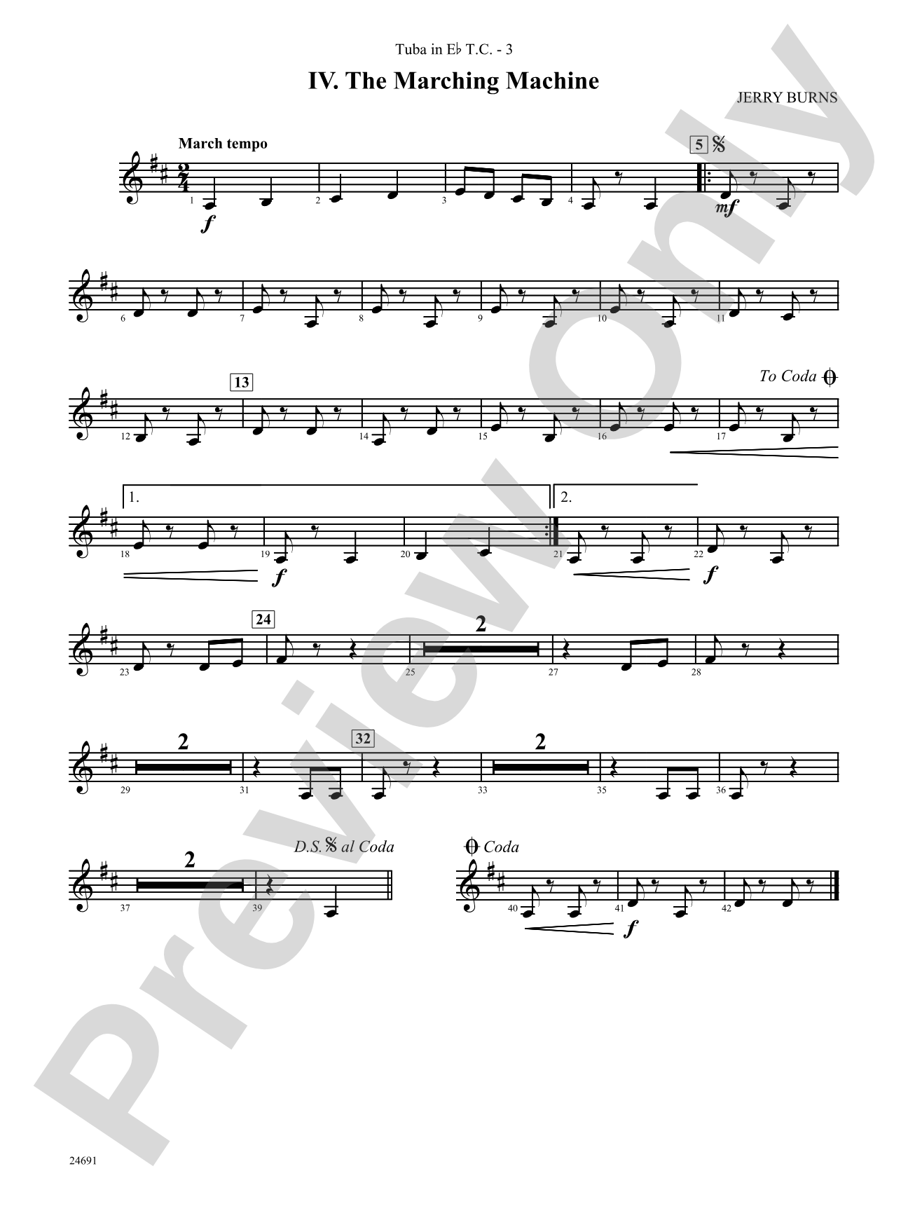 Belwin Very Beginning Band Kit #2: (wp) E-flat Tuba T.C.