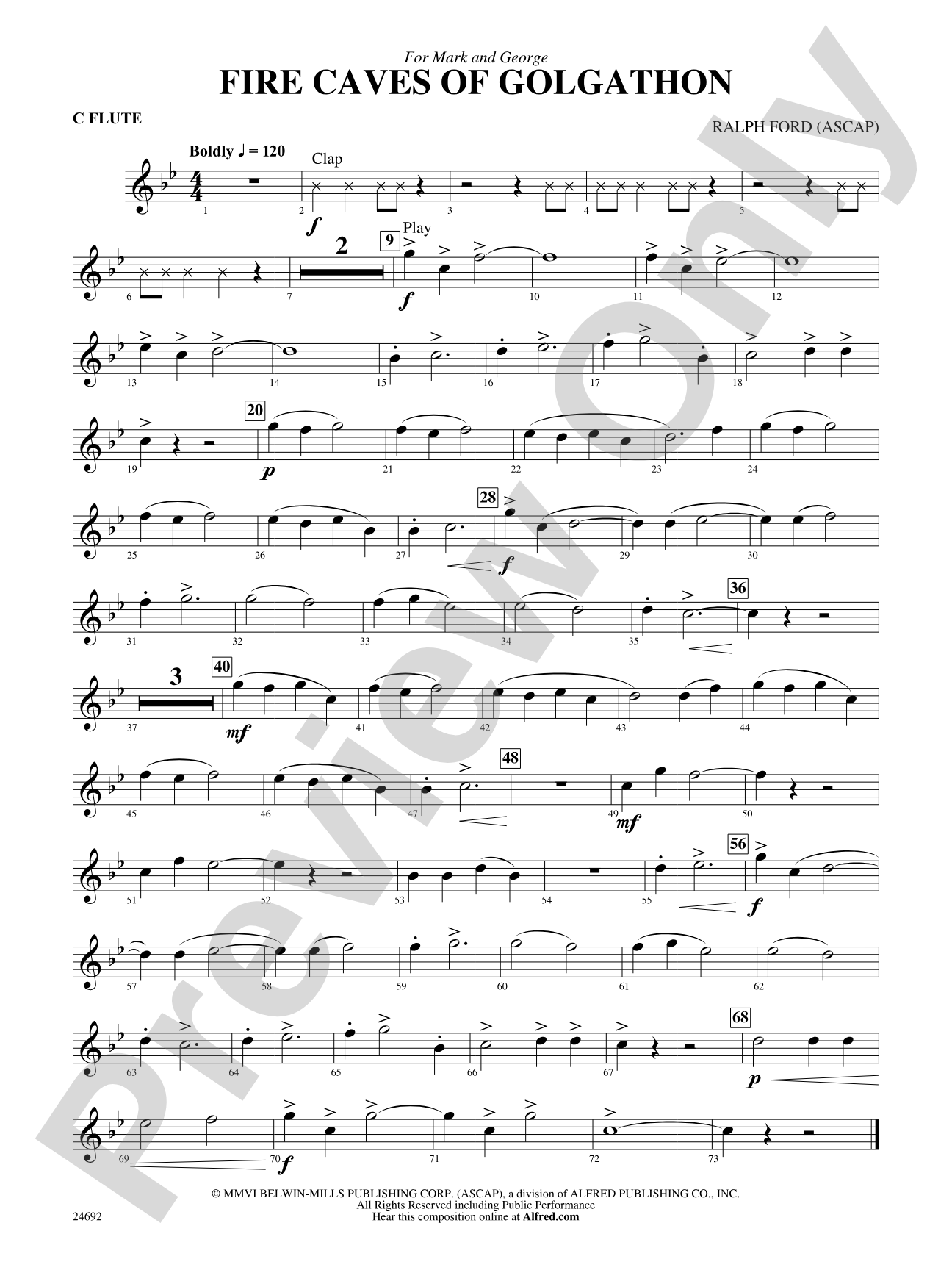 Fire Caves of Golgathon: Flute
