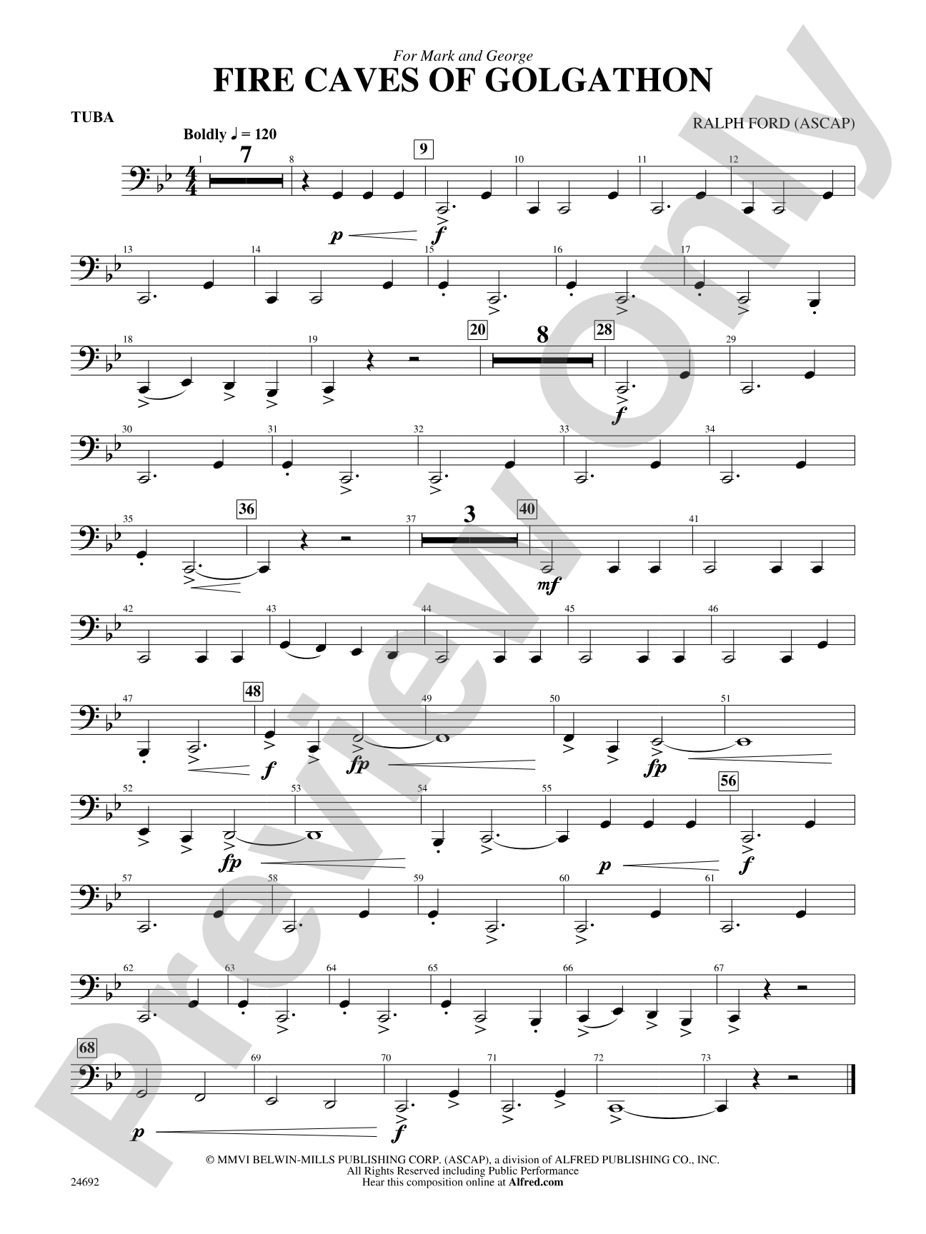 Fire Caves of Golgathon: Tuba