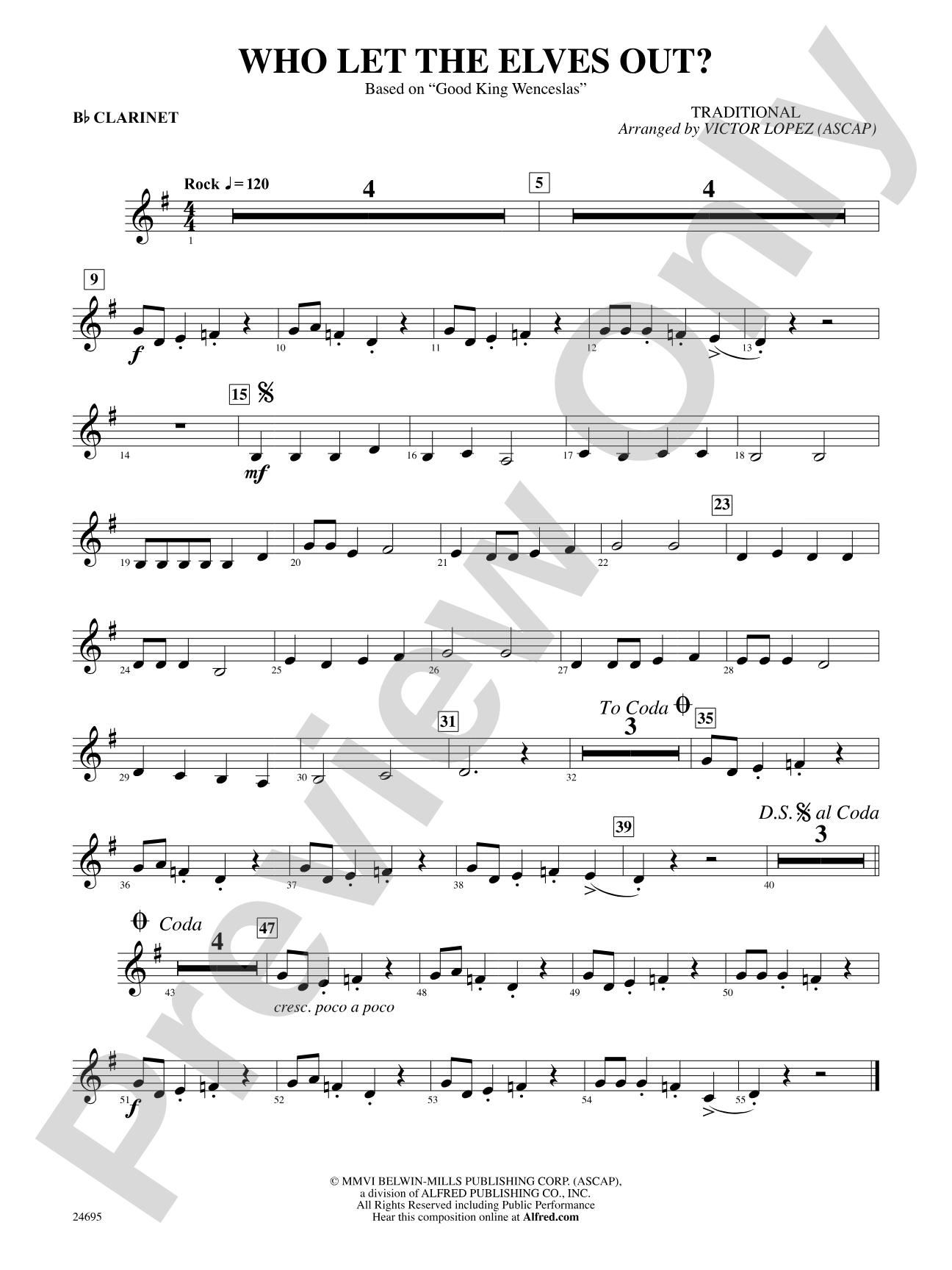 Who Let the Elves Out?: 1st B-flat Clarinet