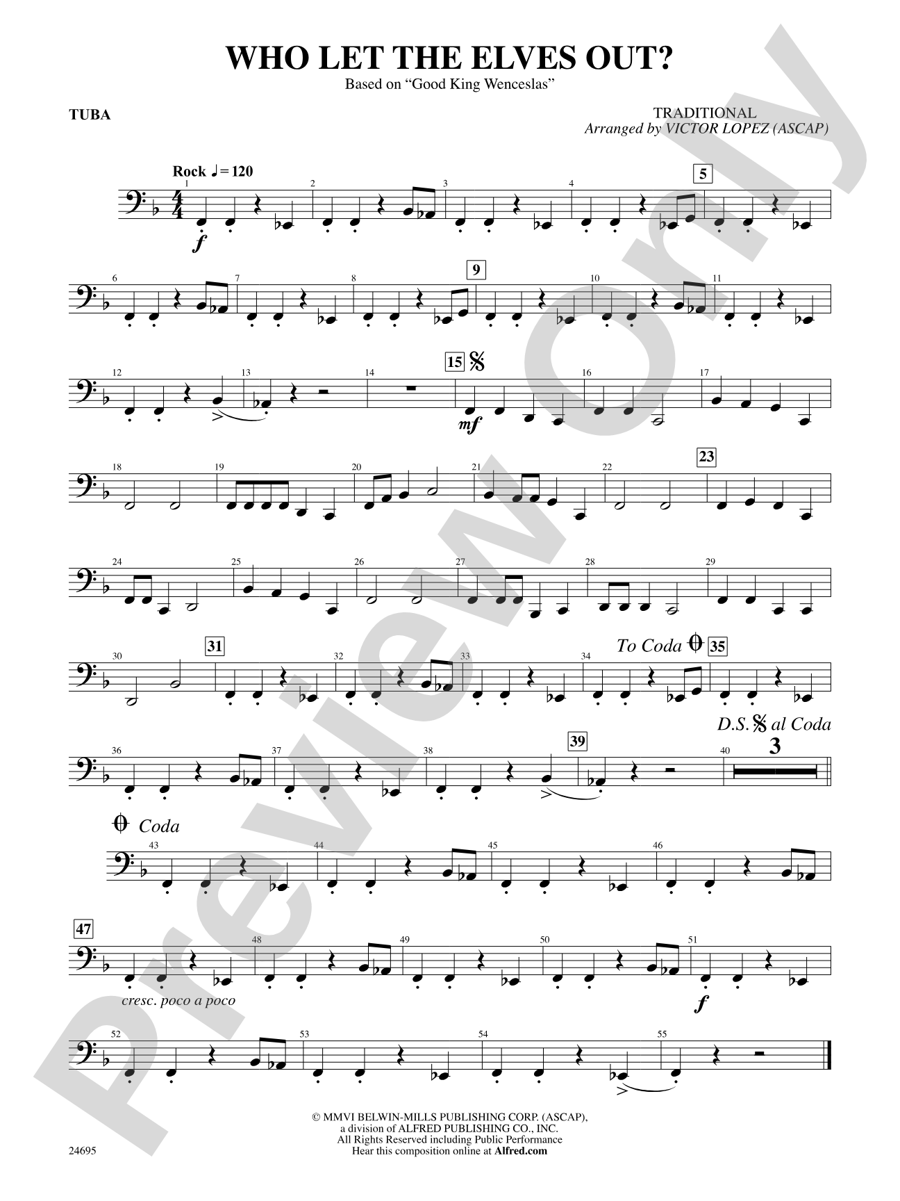 Who Let the Elves Out?: Tuba