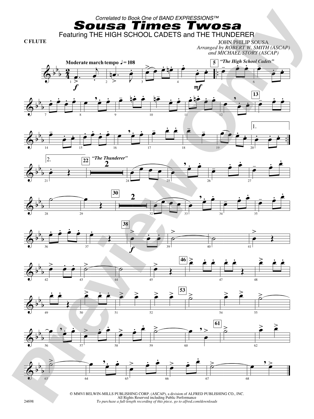 Sousa Times Twosa: Flute