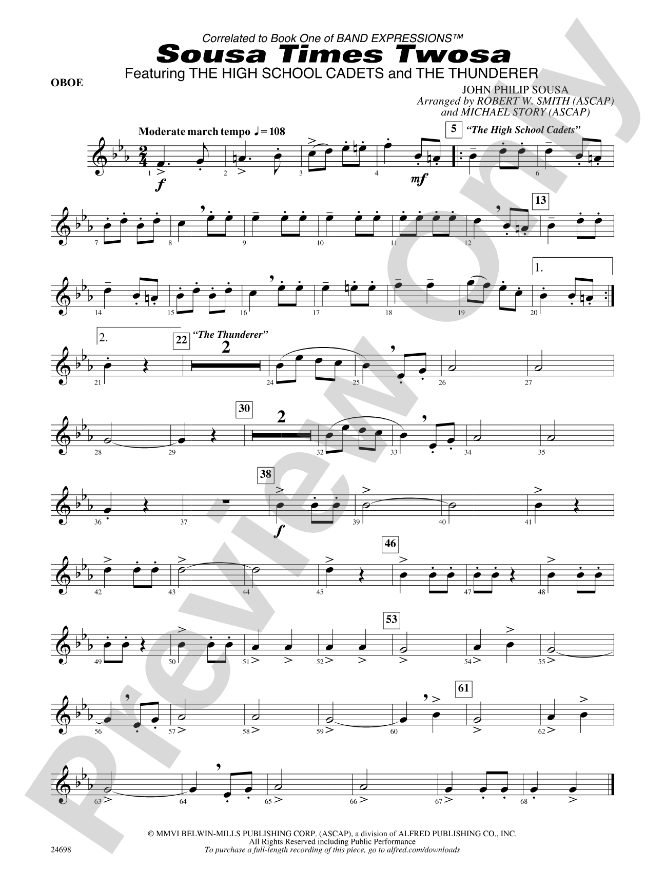Sousa Times Twosa: Oboe