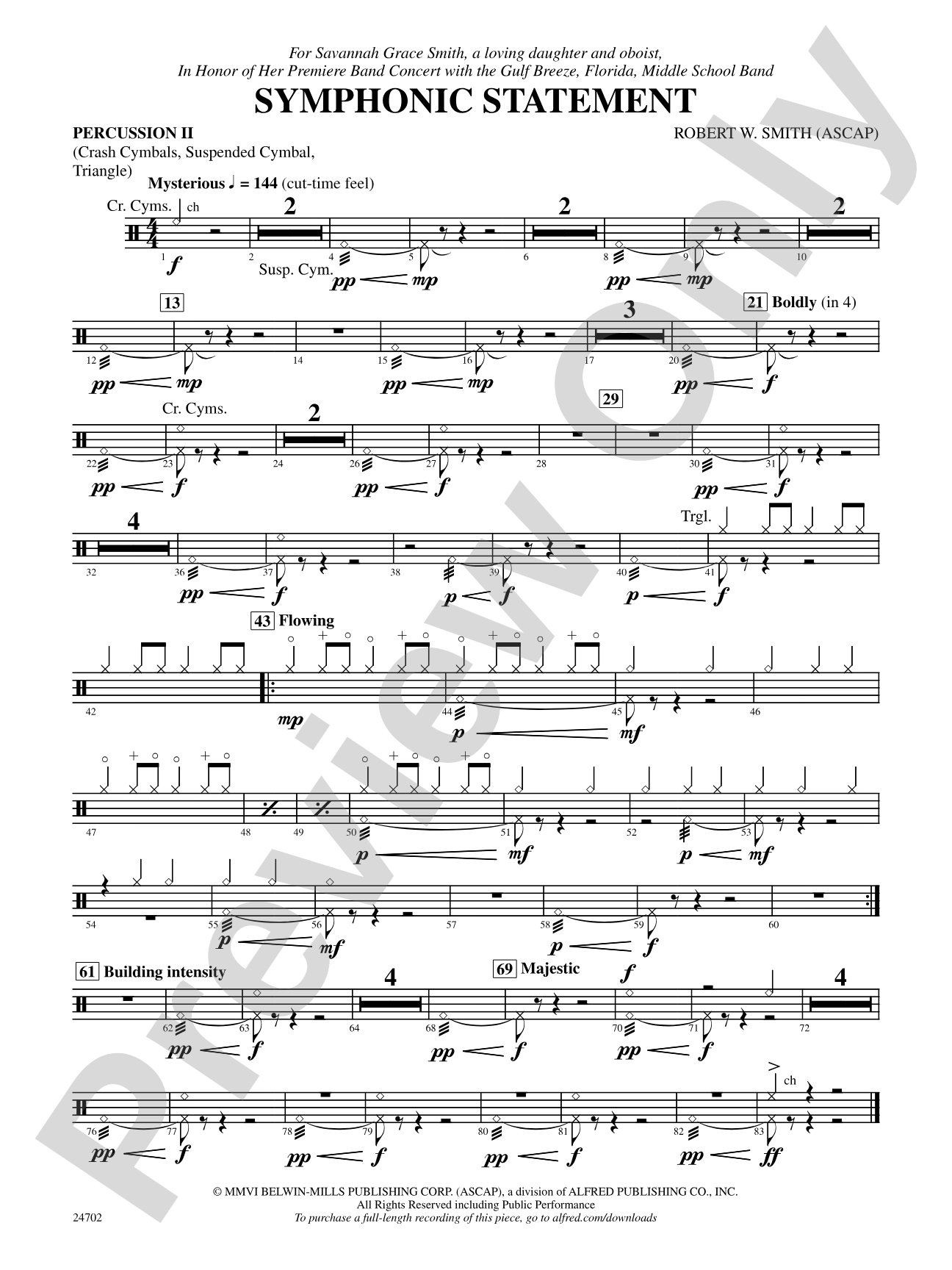 Symphonic Statement: 2nd Percussion