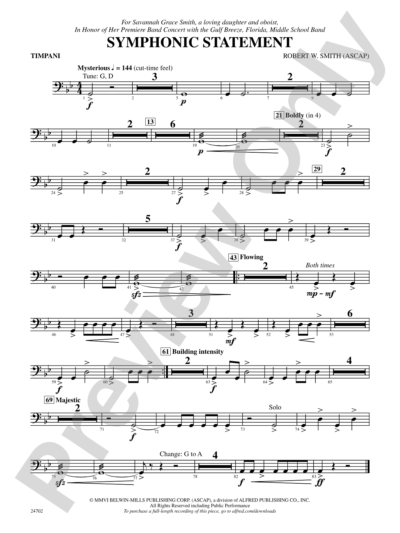 Symphonic Statement: Timpani