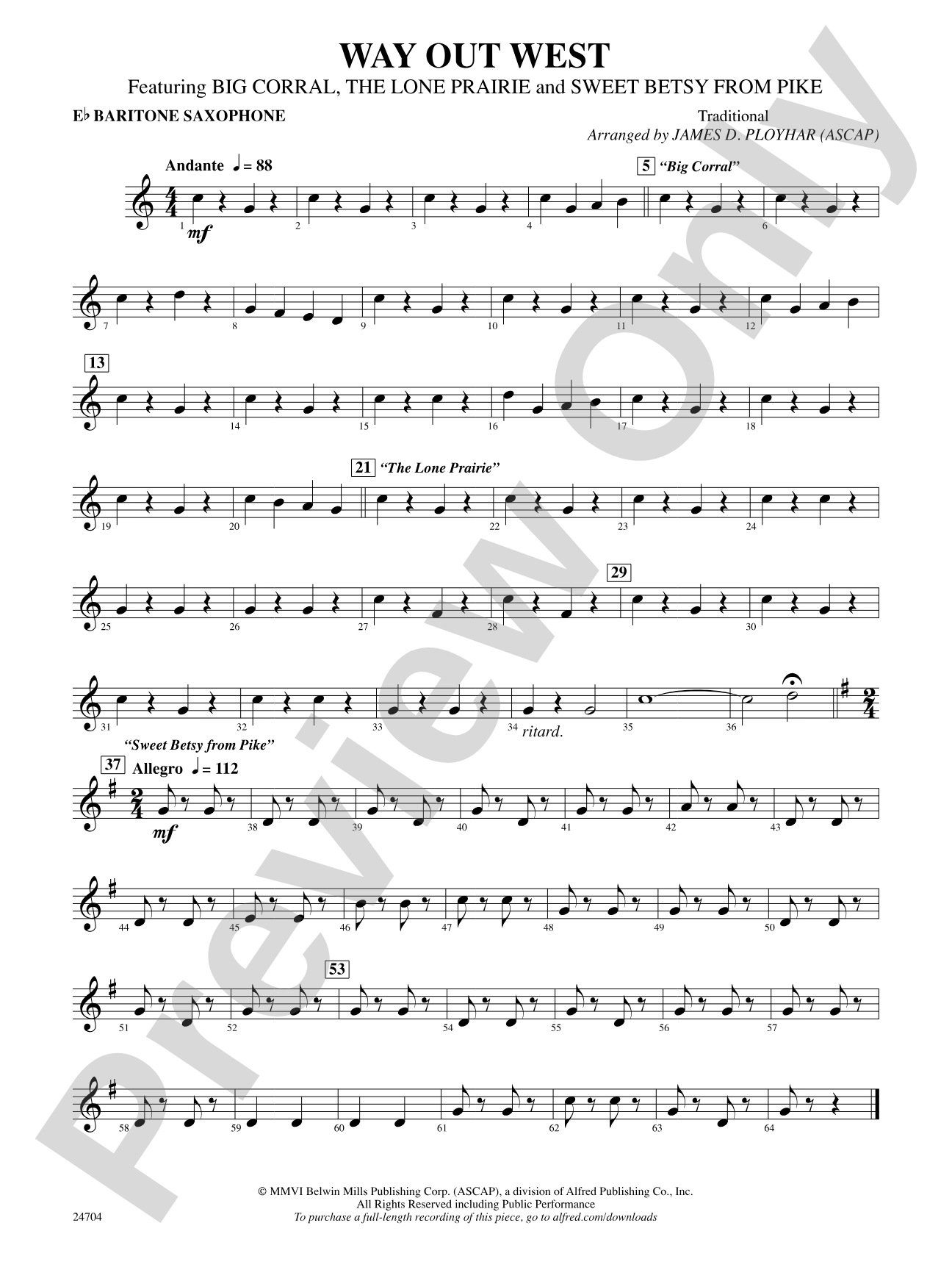 Way Out West: E-flat Baritone Saxophone