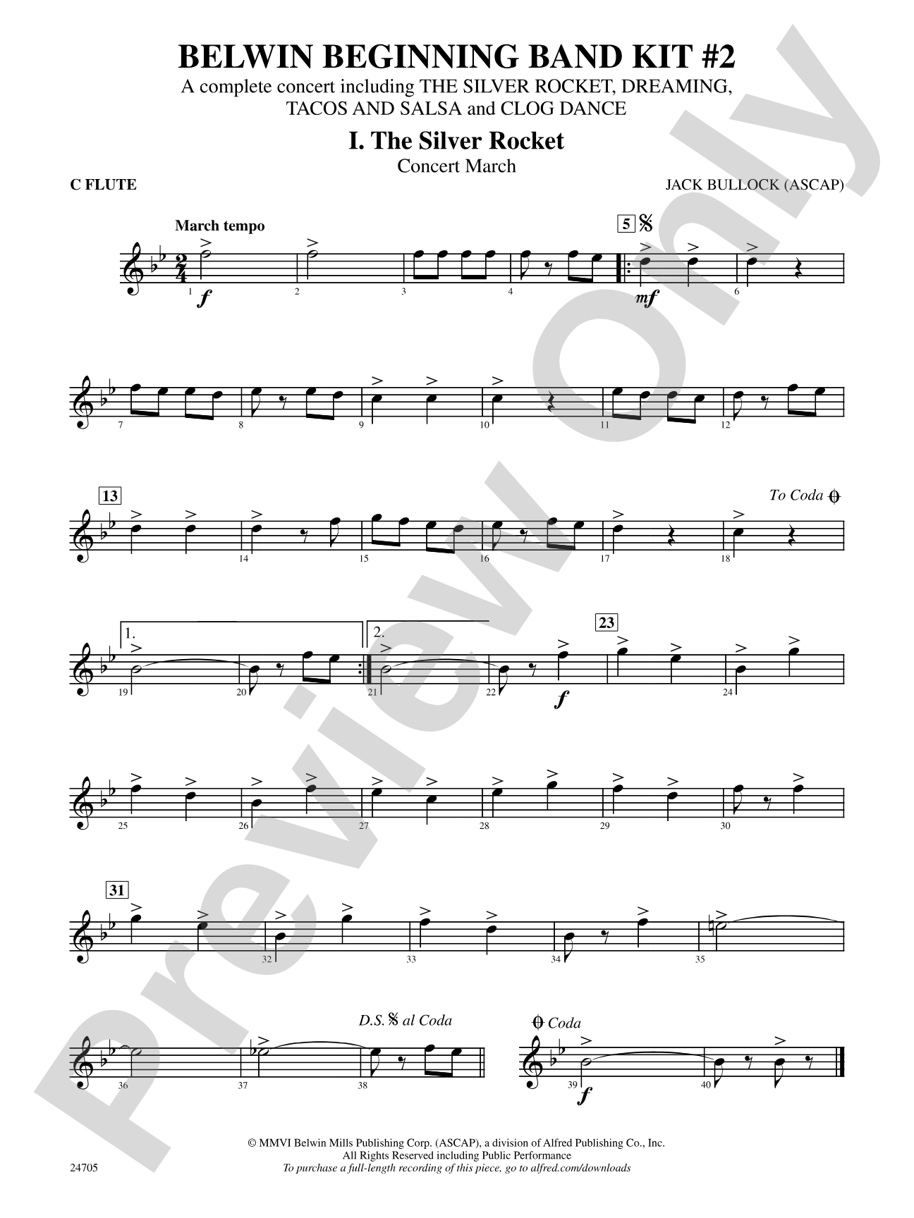 Belwin Beginning Band Kit #2: Flute