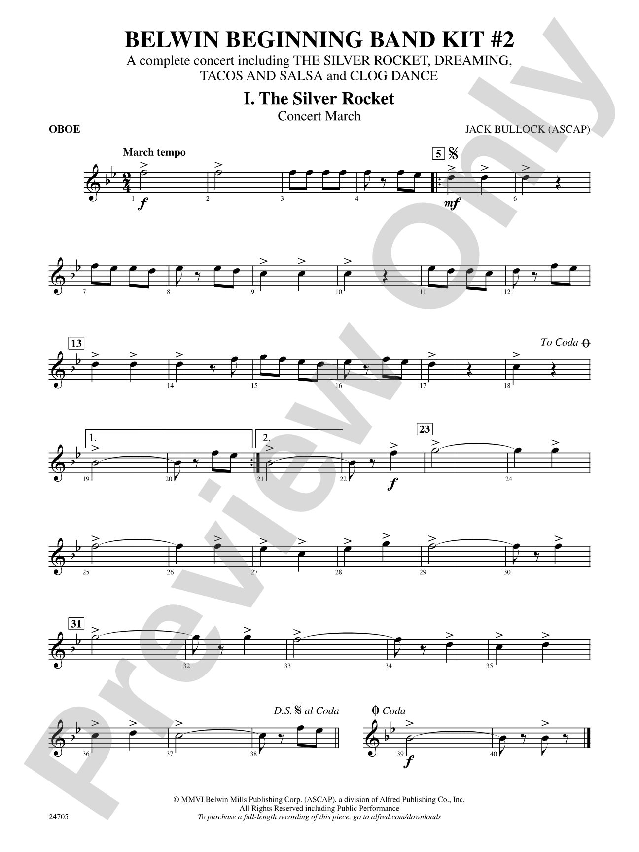Belwin Beginning Band Kit #2: Oboe