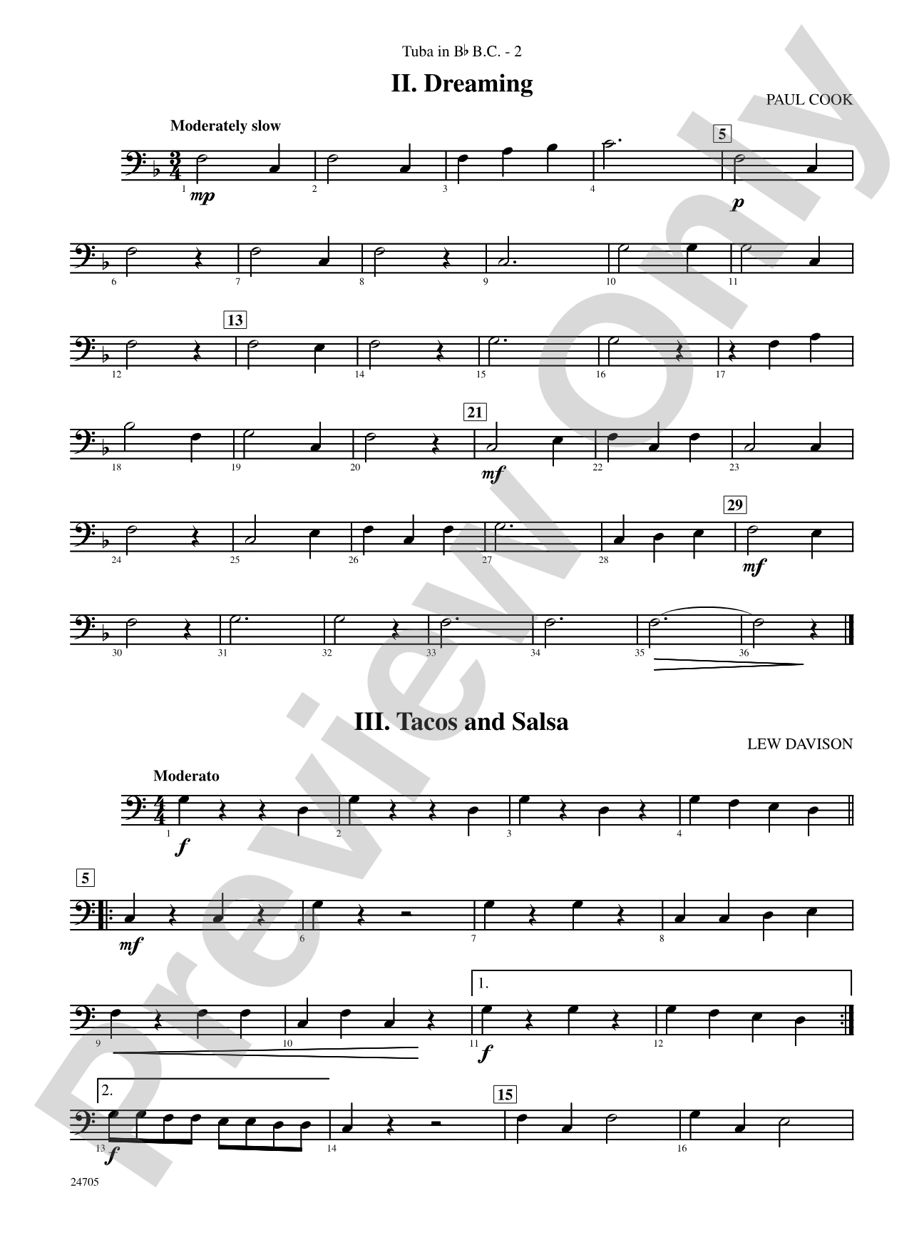 Belwin Beginning Band Kit #2: (wp) B-flat Tuba B.C.