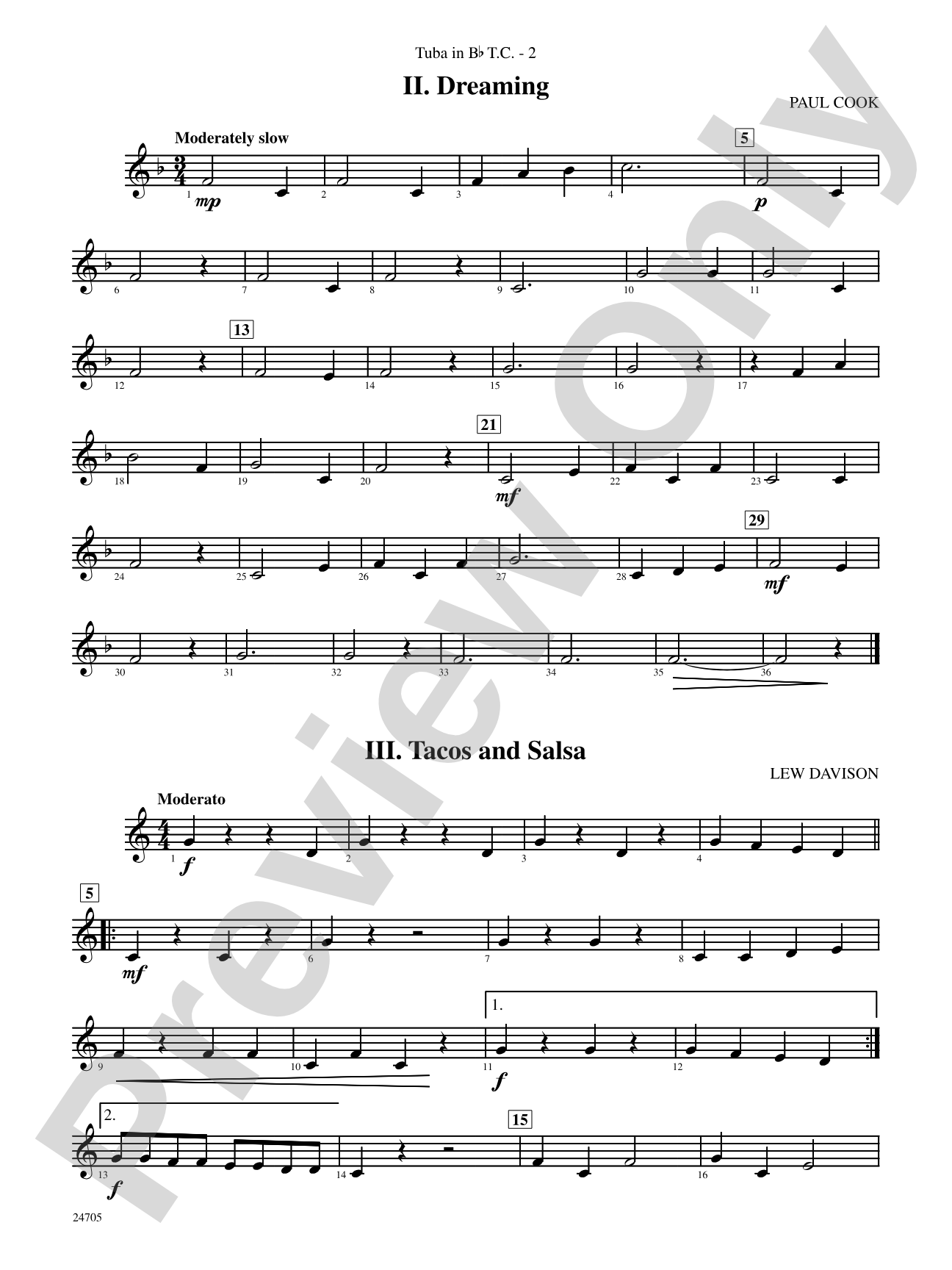Belwin Beginning Band Kit #2: (wp) B-flat Tuba T.C.
