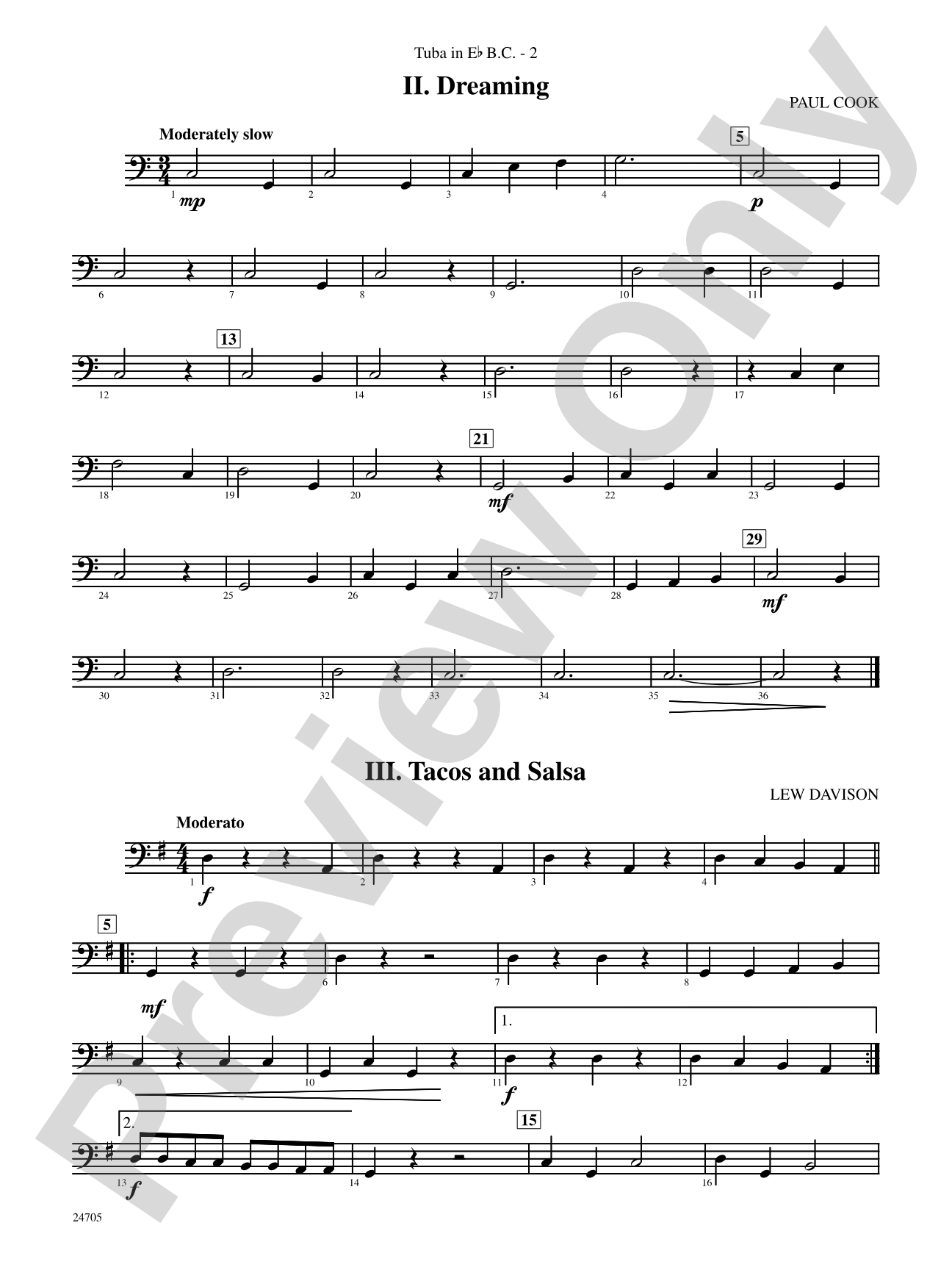 Belwin Beginning Band Kit #2: (wp) E-flat Tuba B.C.