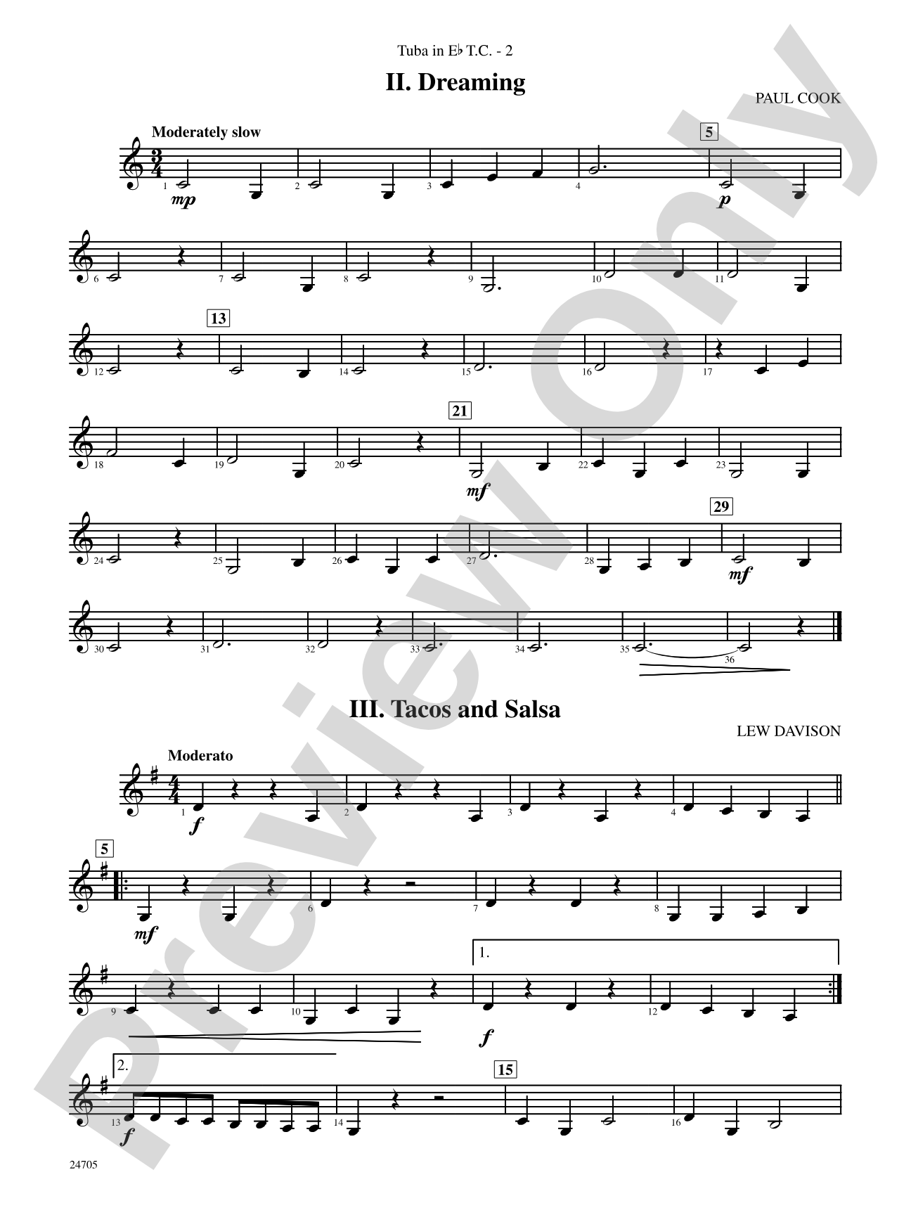 Belwin Beginning Band Kit #2: (wp) E-flat Tuba T.C.