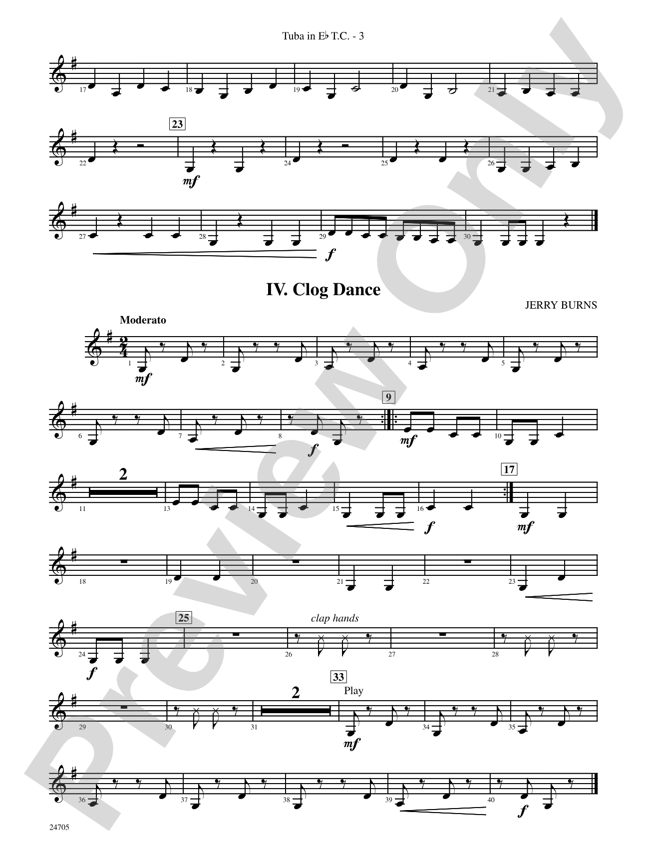 Belwin Beginning Band Kit #2: (wp) E-flat Tuba T.C.