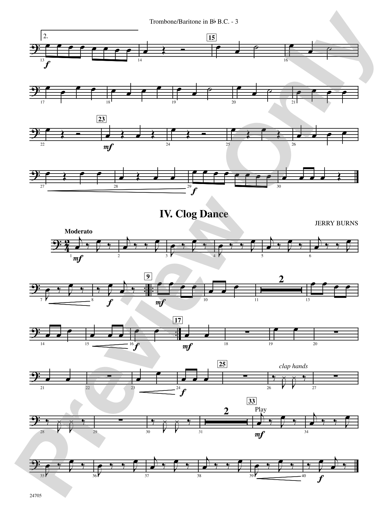 Belwin Beginning Band Kit #2: (wp) 1st B-flat Trombone B.C.