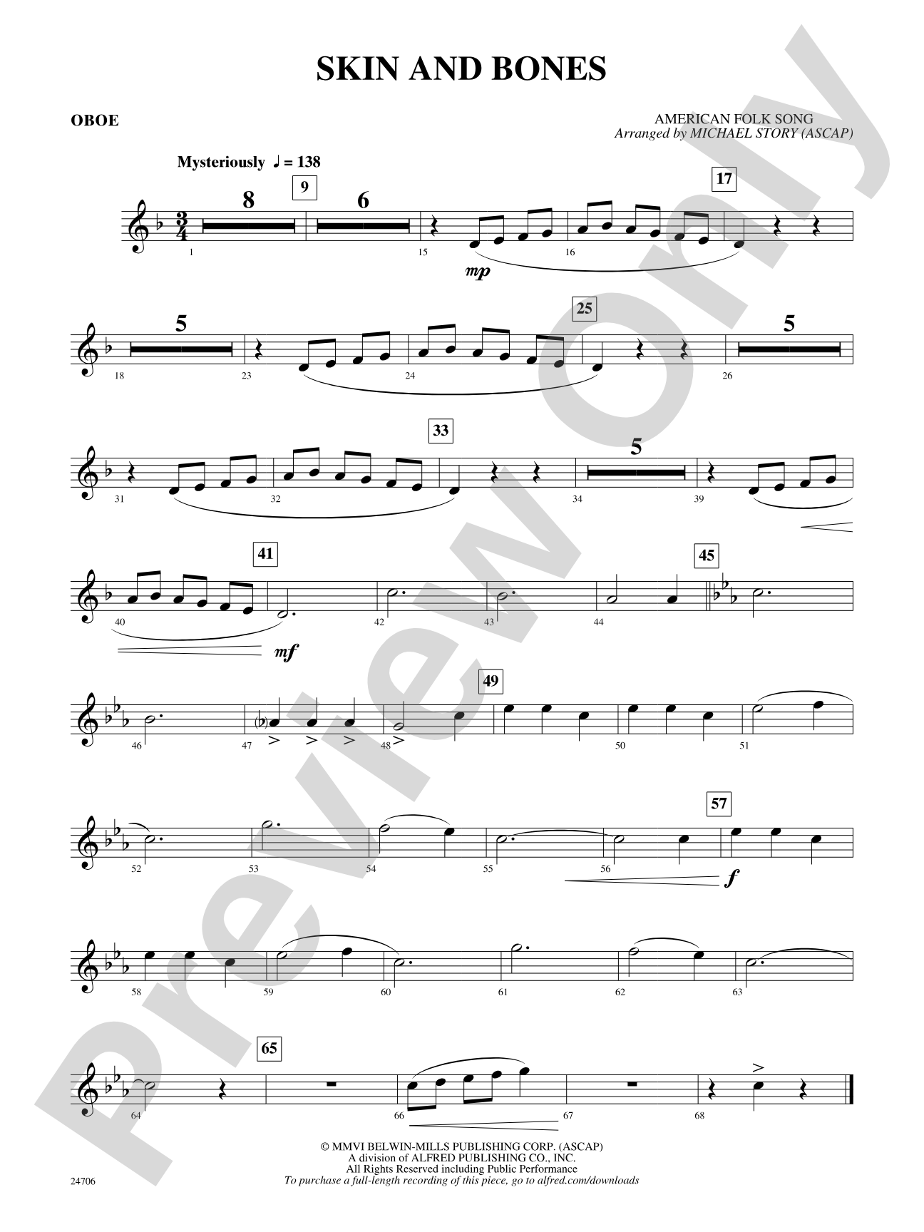 Skin and Bones: Oboe