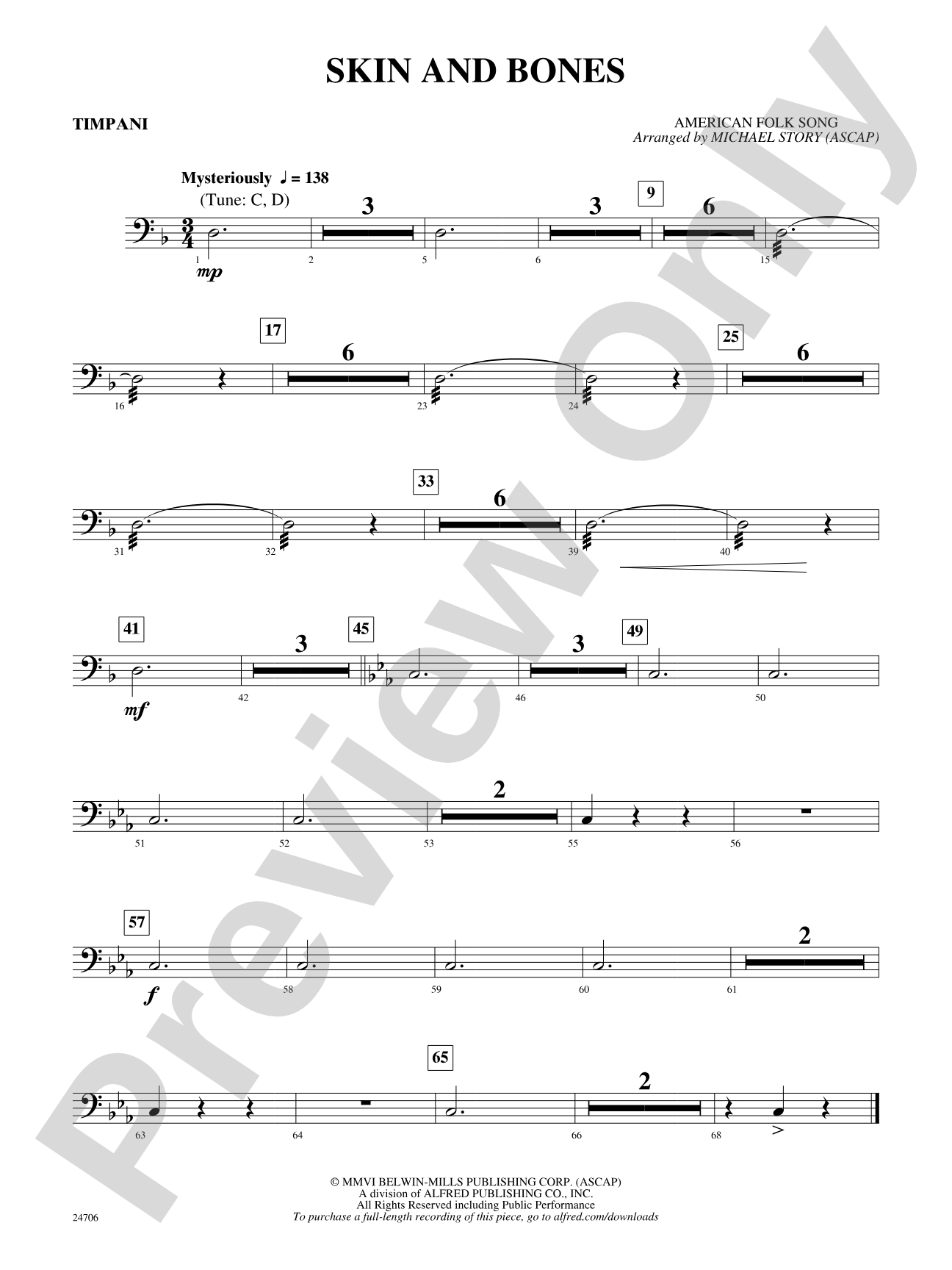 Skin and Bones: Timpani