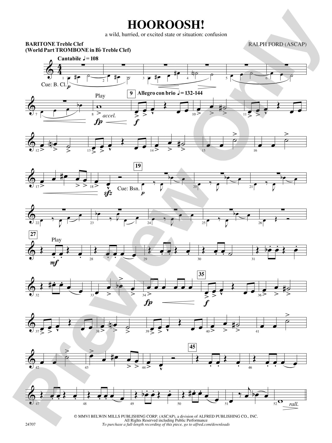 Hooroosh!: Baritone T.C.