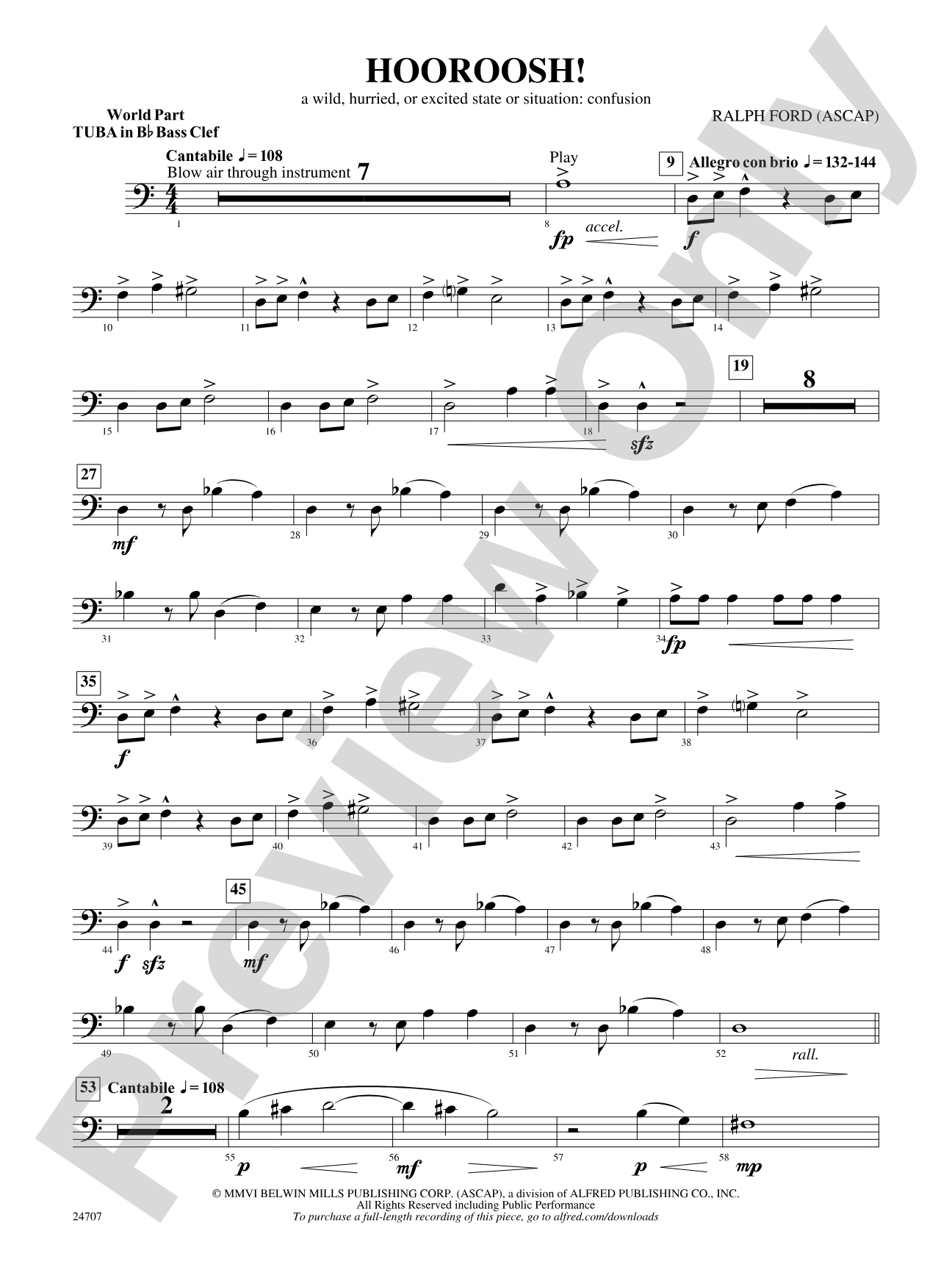 Hooroosh!: (wp) B-flat Tuba B.C.