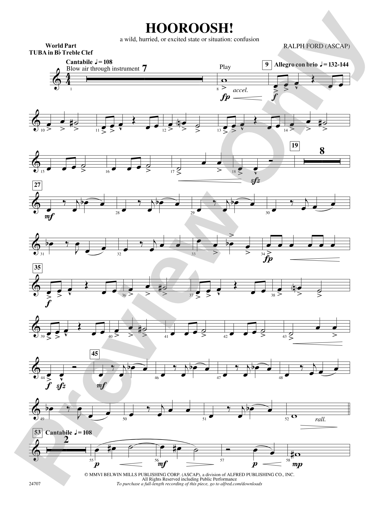 Hooroosh!: (wp) B-flat Tuba T.C.