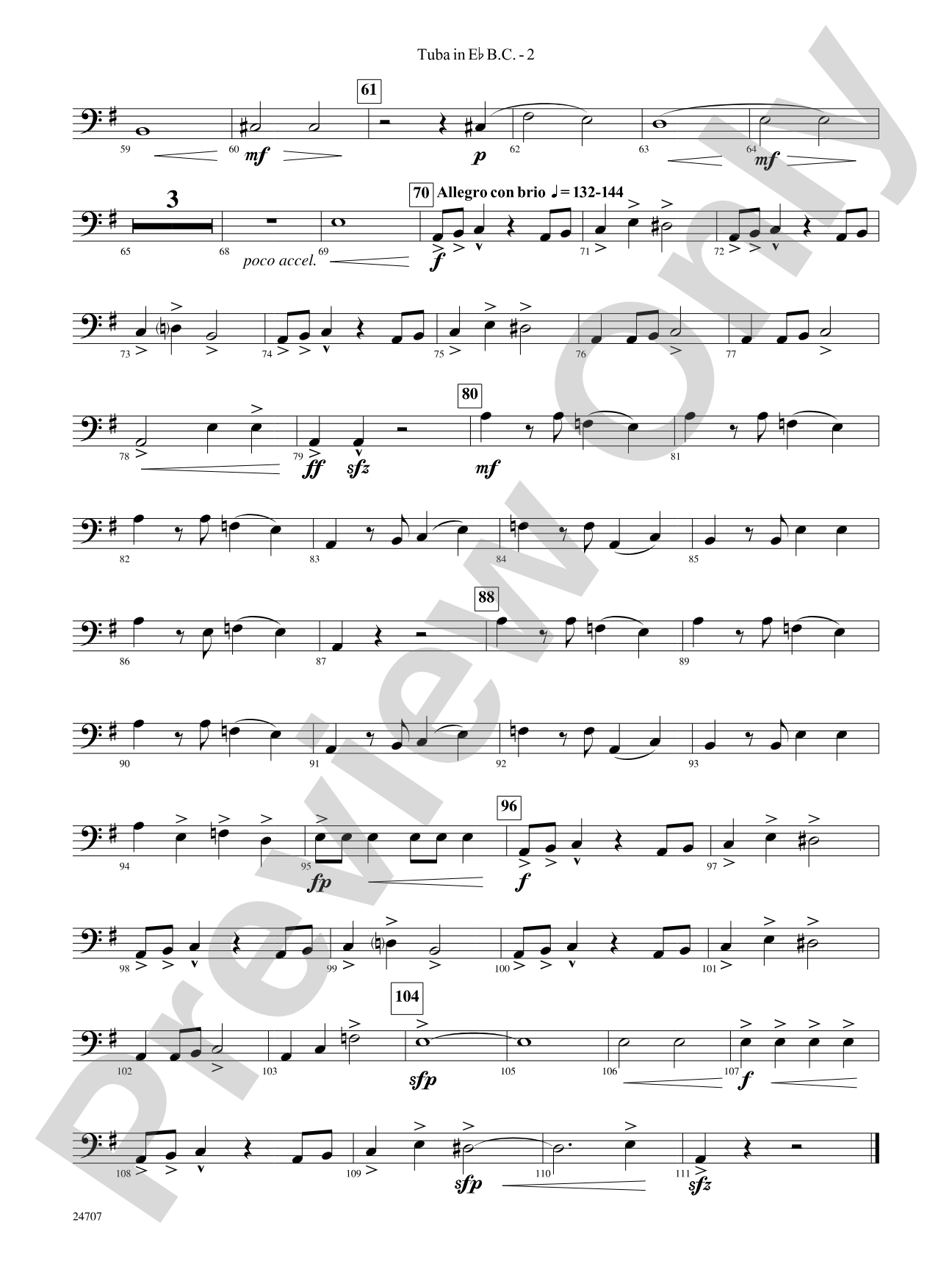 Hooroosh!: (wp) E-flat Tuba B.C.