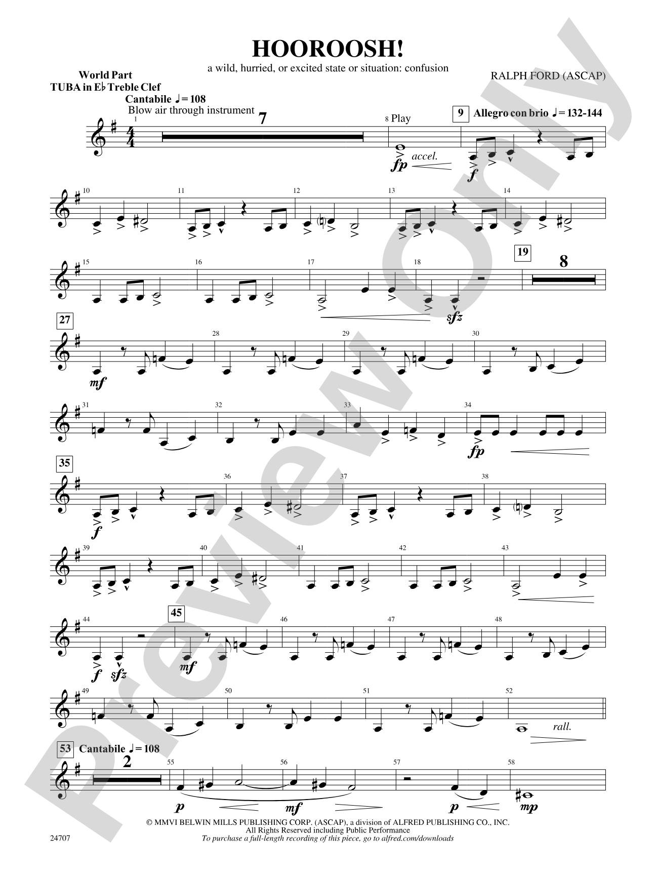 Hooroosh!: (wp) E-flat Tuba T.C.