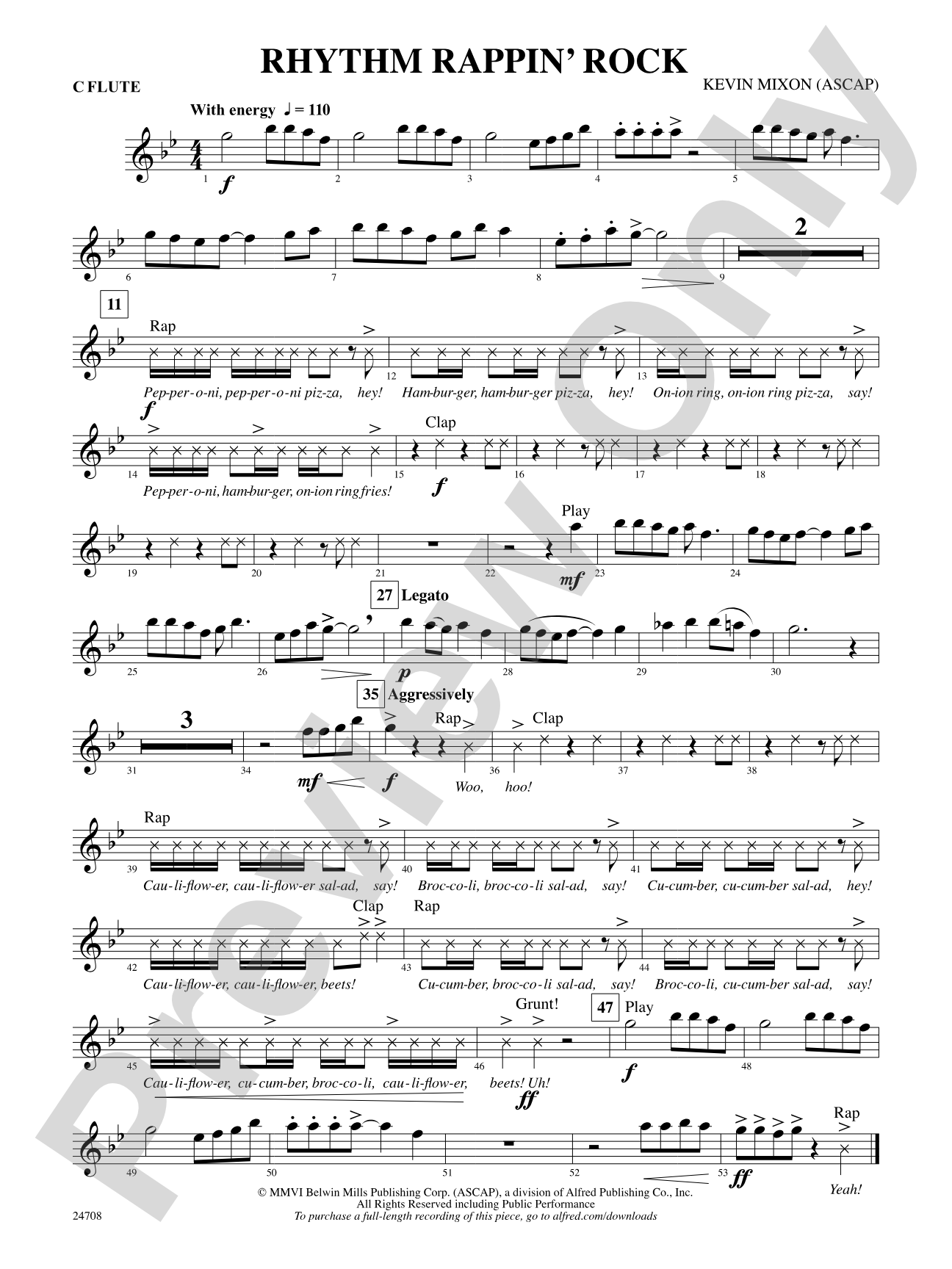 Rhythm Rappin' Rock: Flute