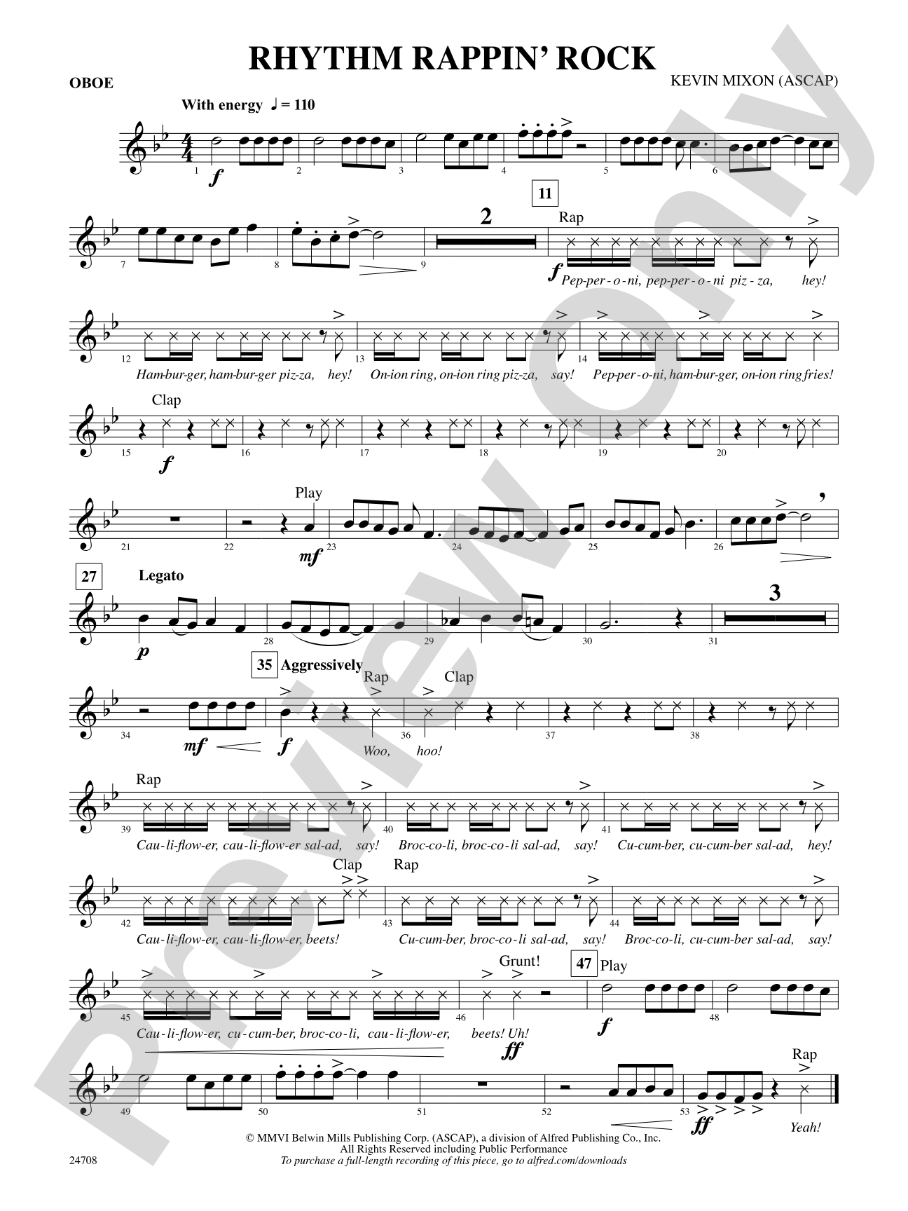 Rhythm Rappin' Rock: Oboe