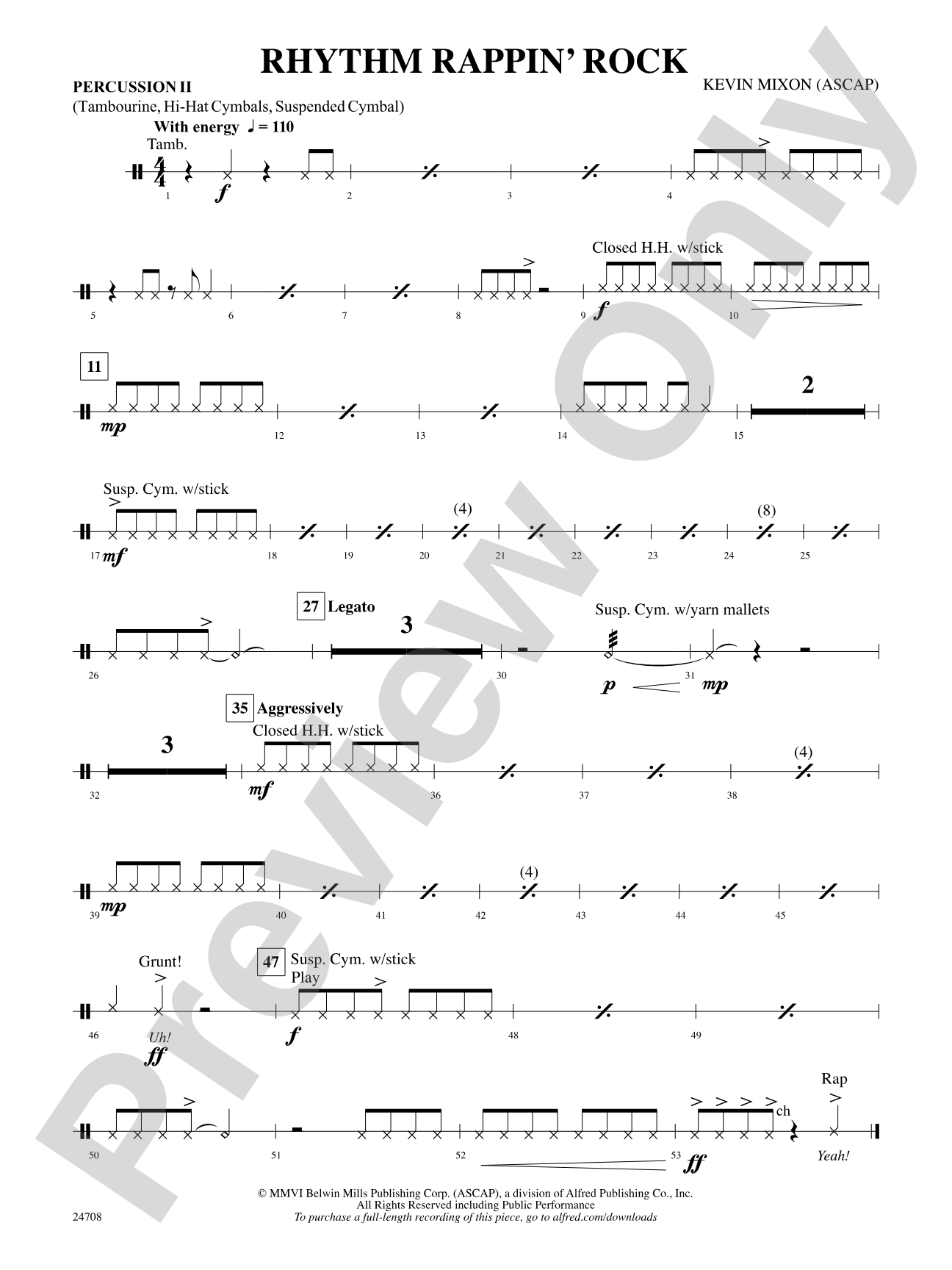 Rhythm Rappin' Rock: 2nd Percussion