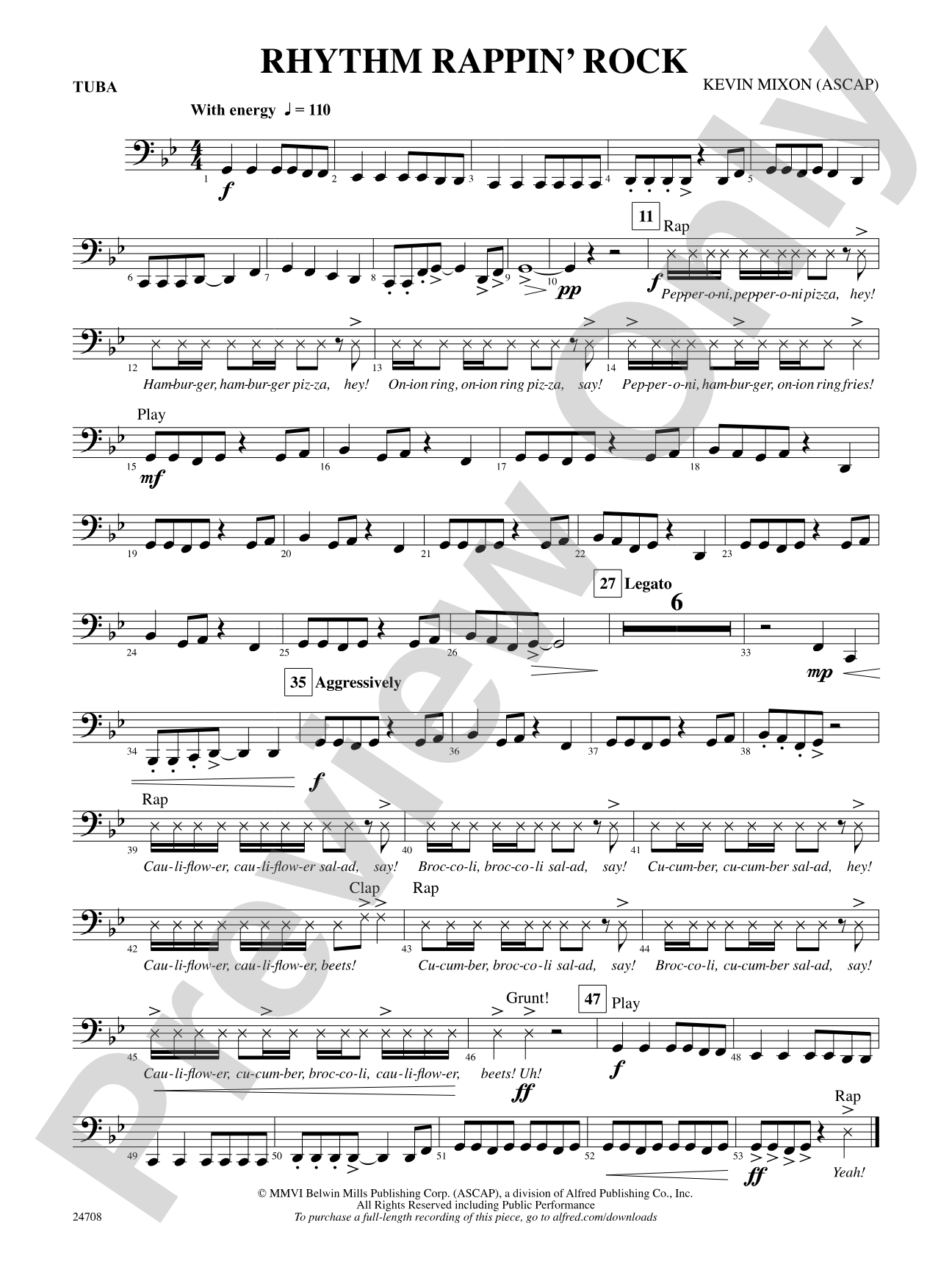 Rhythm Rappin' Rock: Tuba