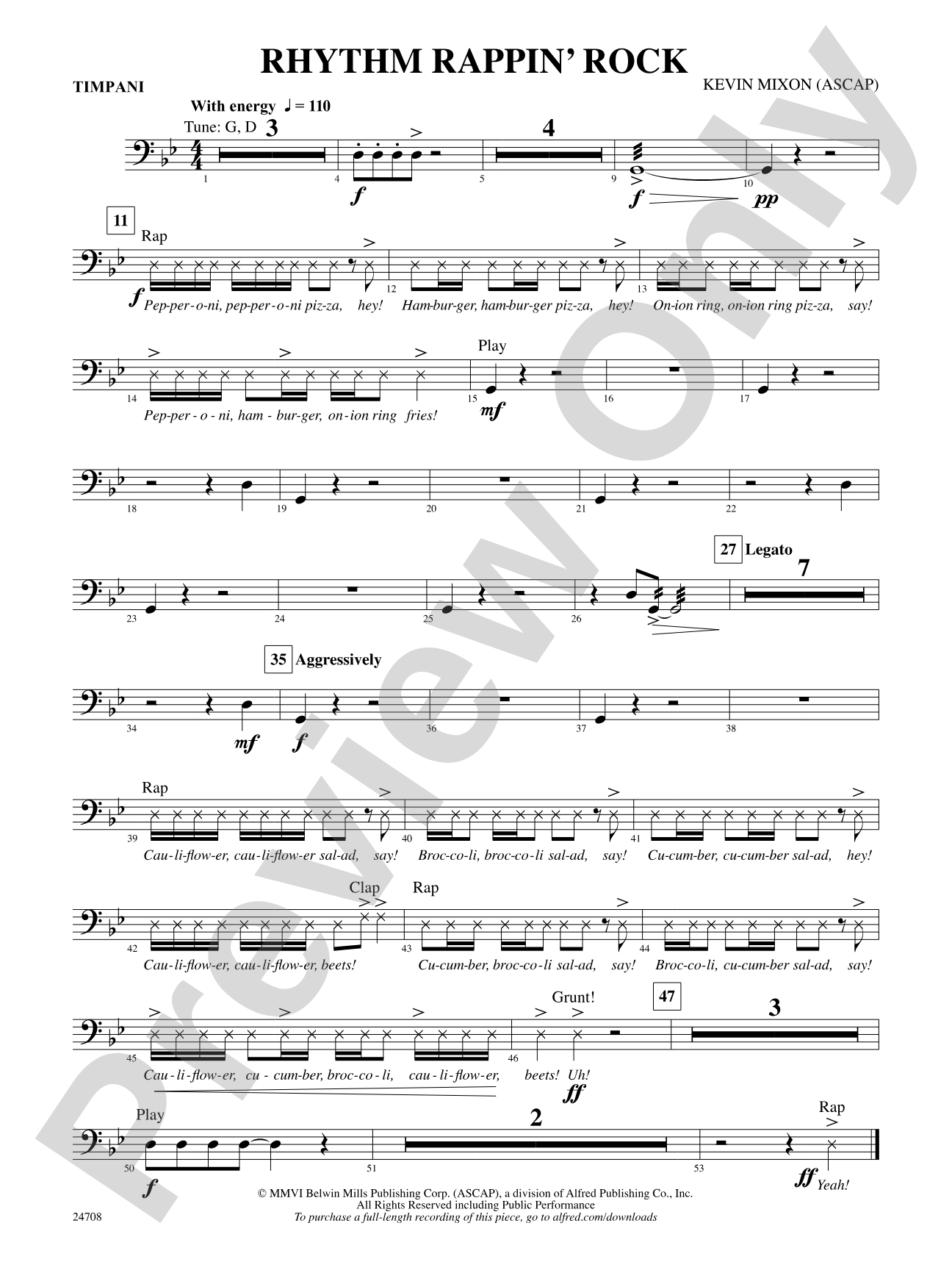 Rhythm Rappin' Rock: Timpani