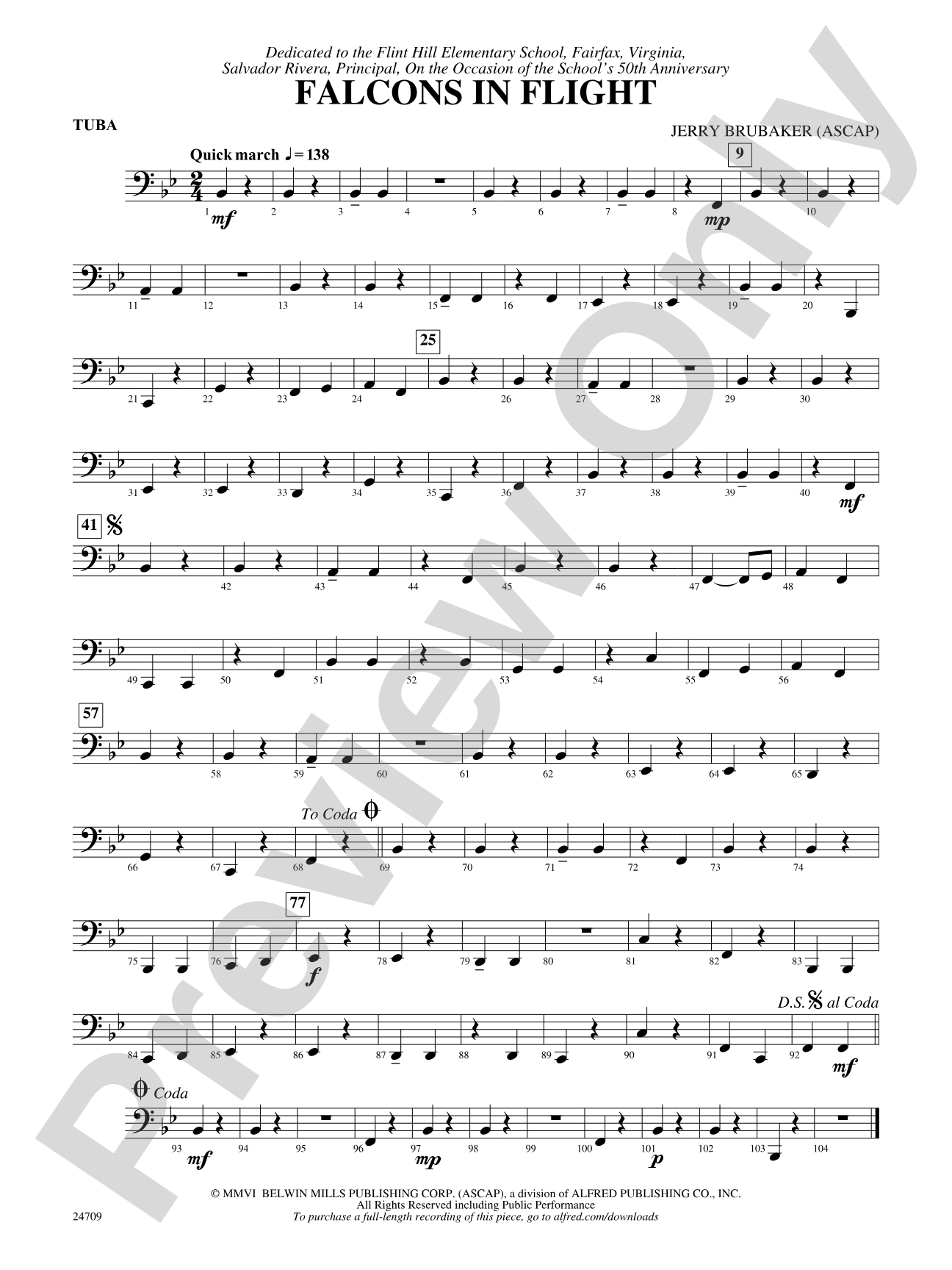 Falcons in Flight: Tuba