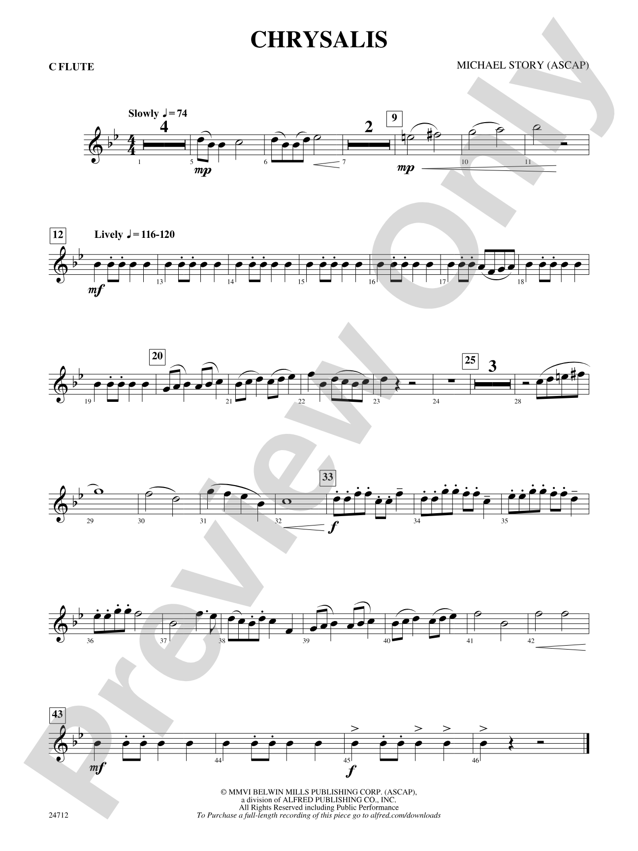 Chrysalis: Flute