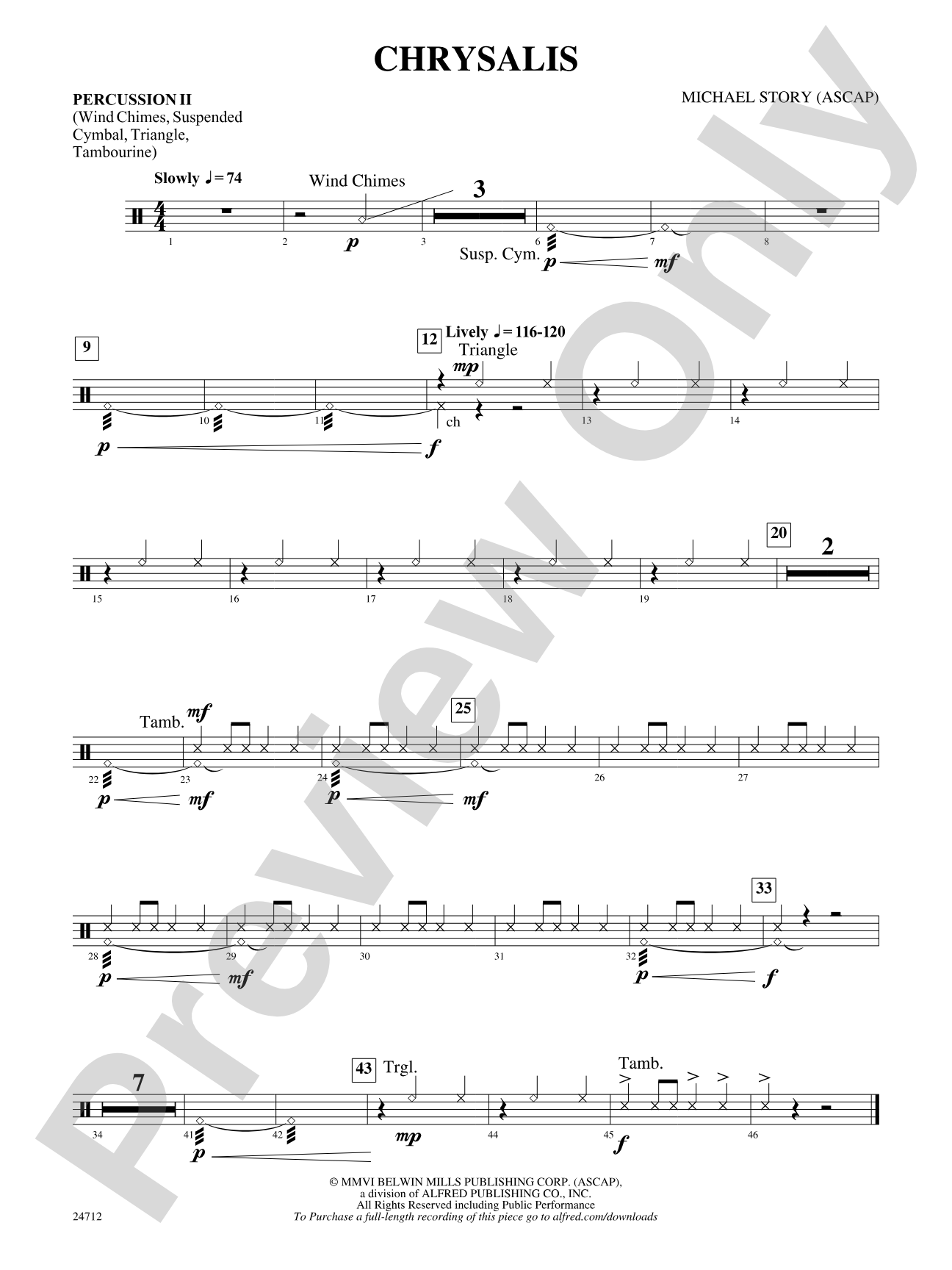 Chrysalis: 2nd Percussion