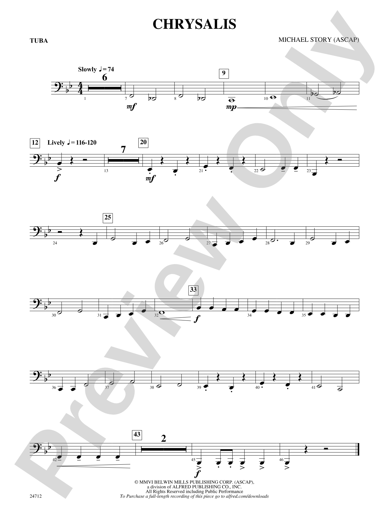 Chrysalis: Tuba