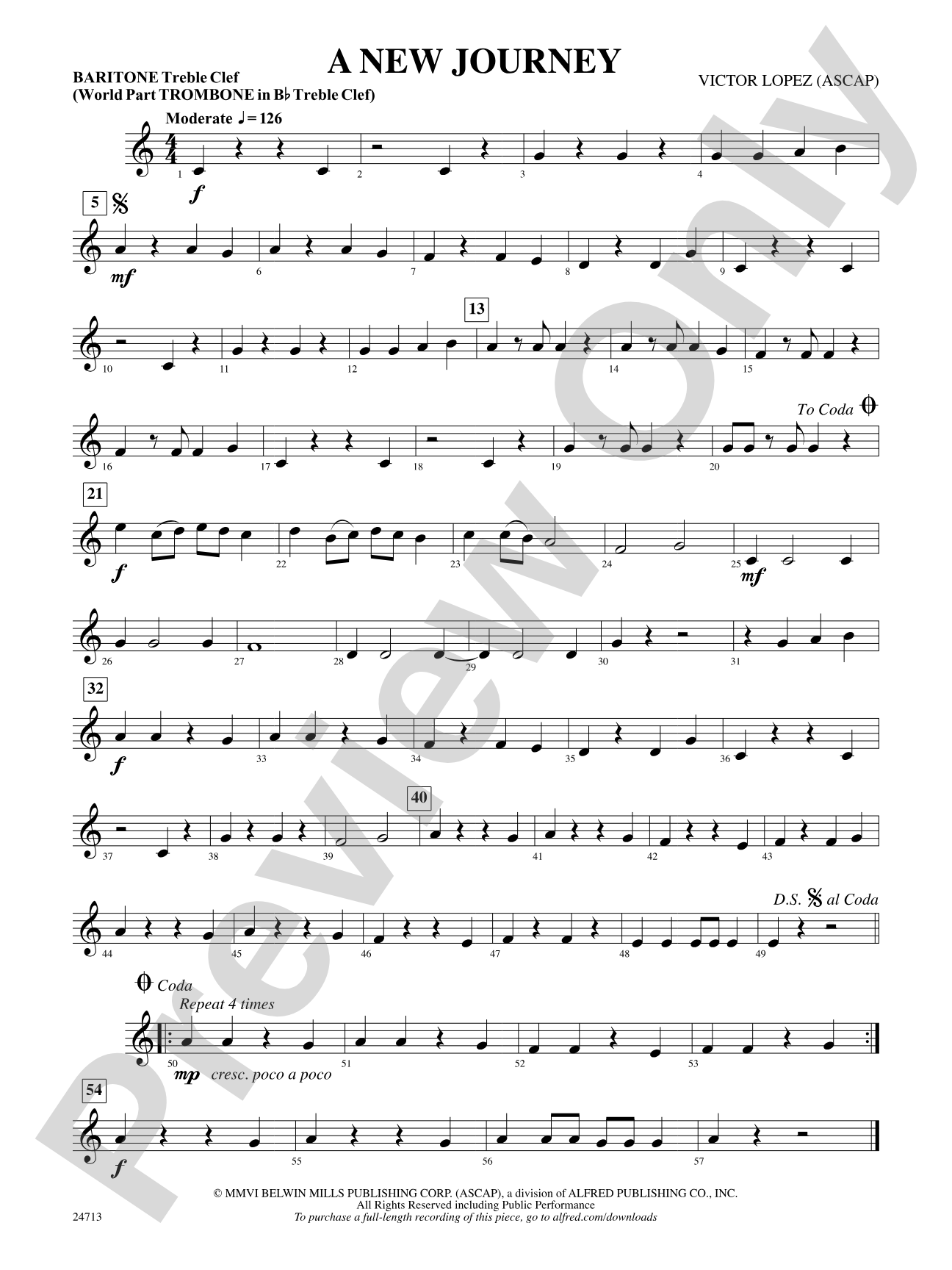A New Journey: Baritone T.C.