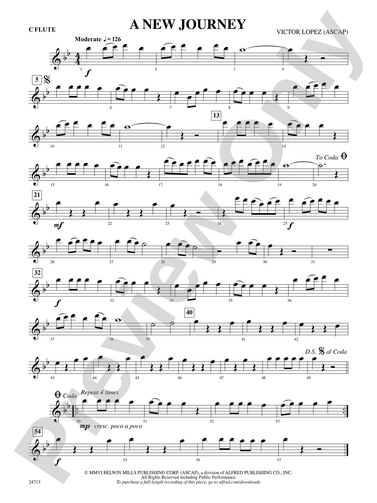 A New Journey: Flute