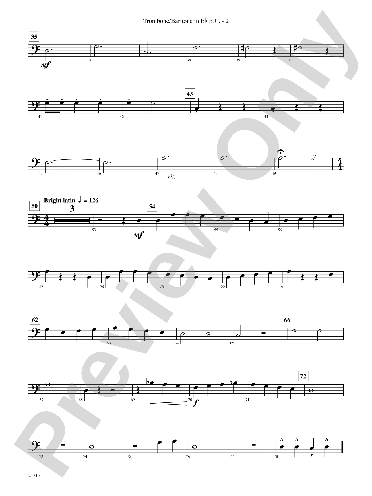 Holiday Variations (Based on "God Rest Ye Merry, Gentlemen"): (wp) B-flat Baritone B.C.