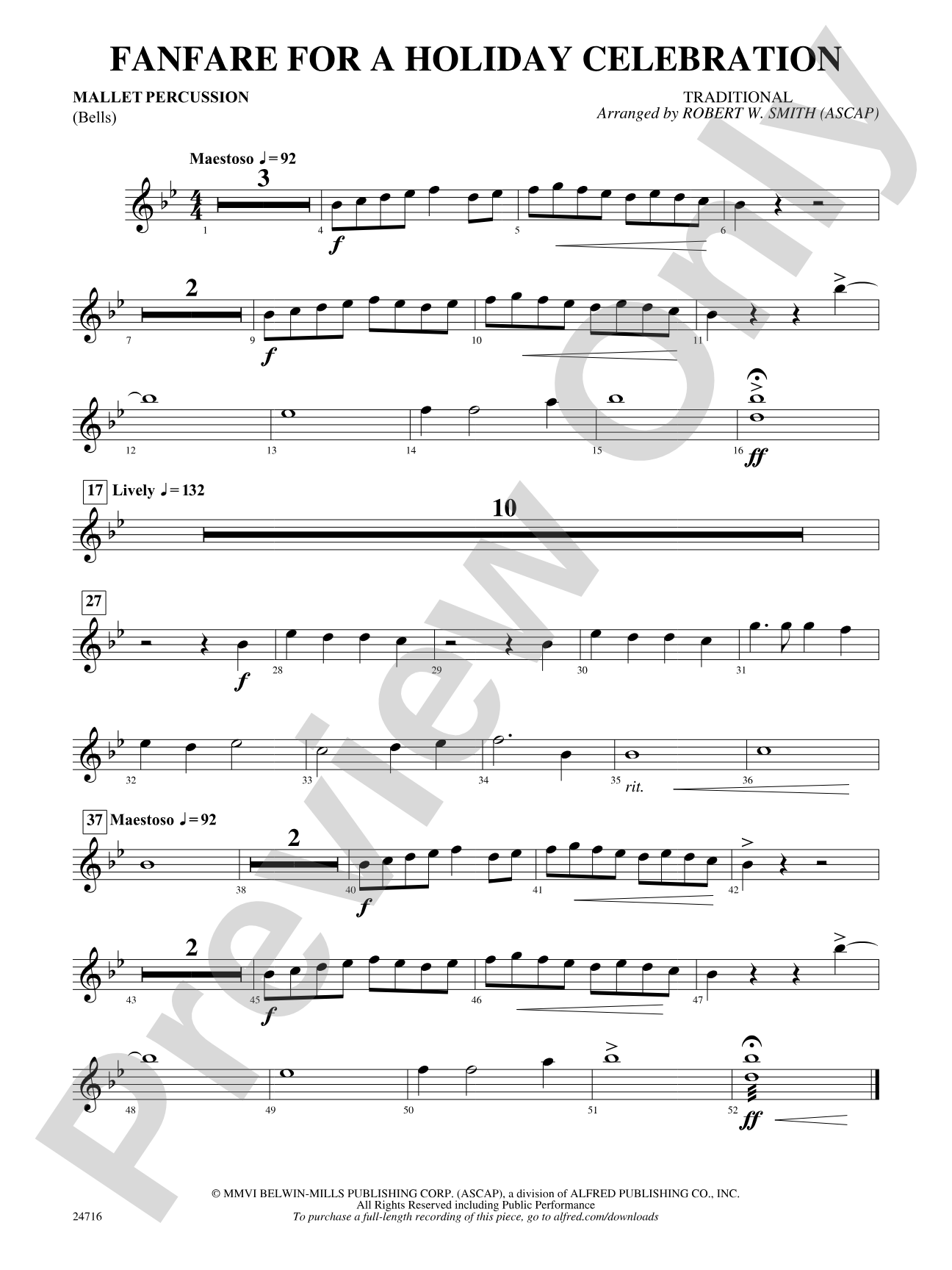 Fanfare for a Holiday Celebration: Mallets