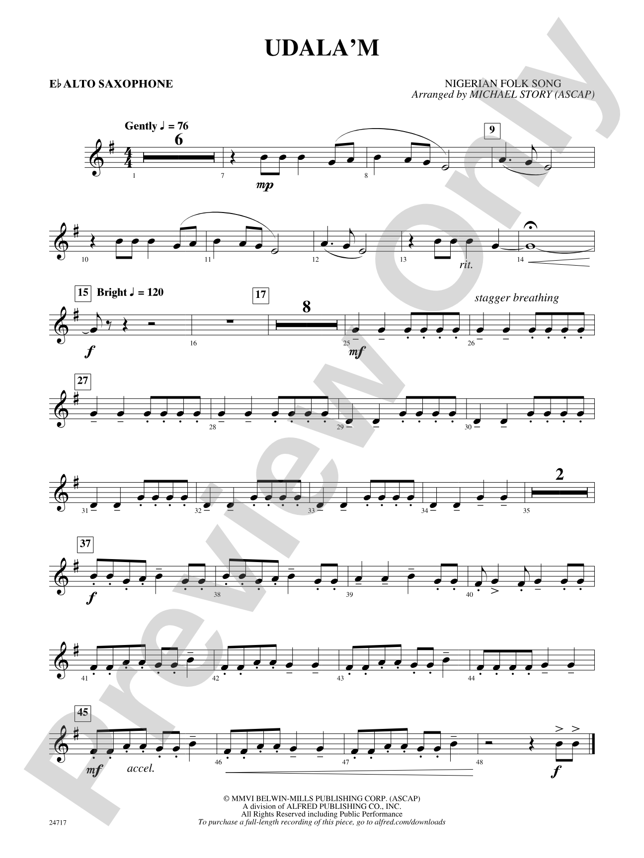 Udala'm: E-flat Alto Saxophone