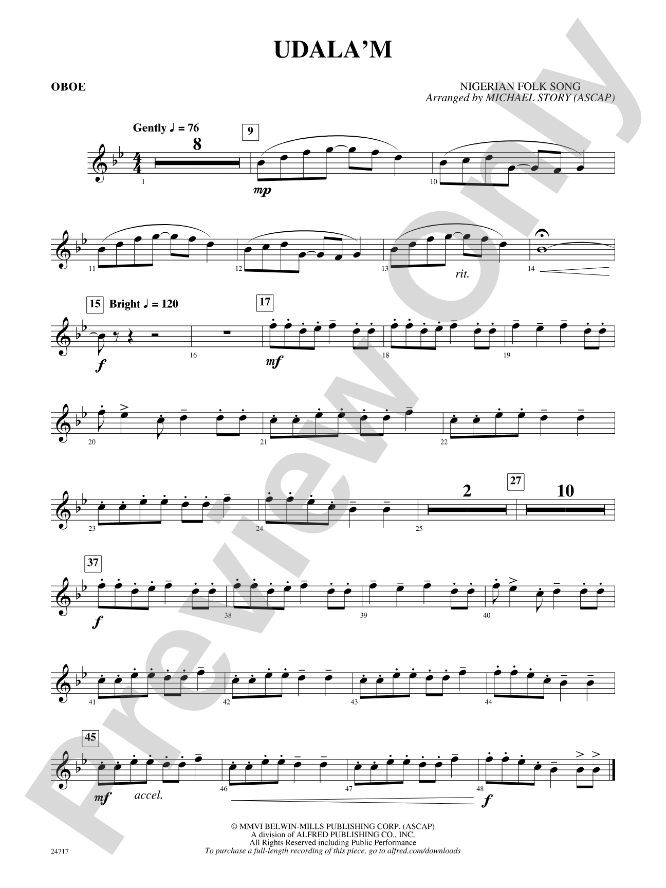 Udala'm: Oboe