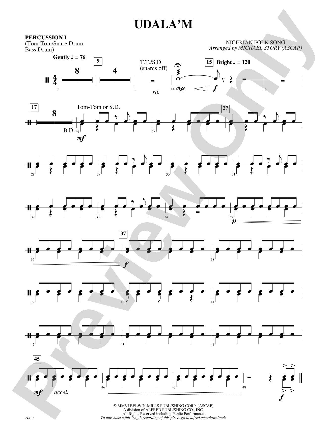 Udala'm: 1st Percussion