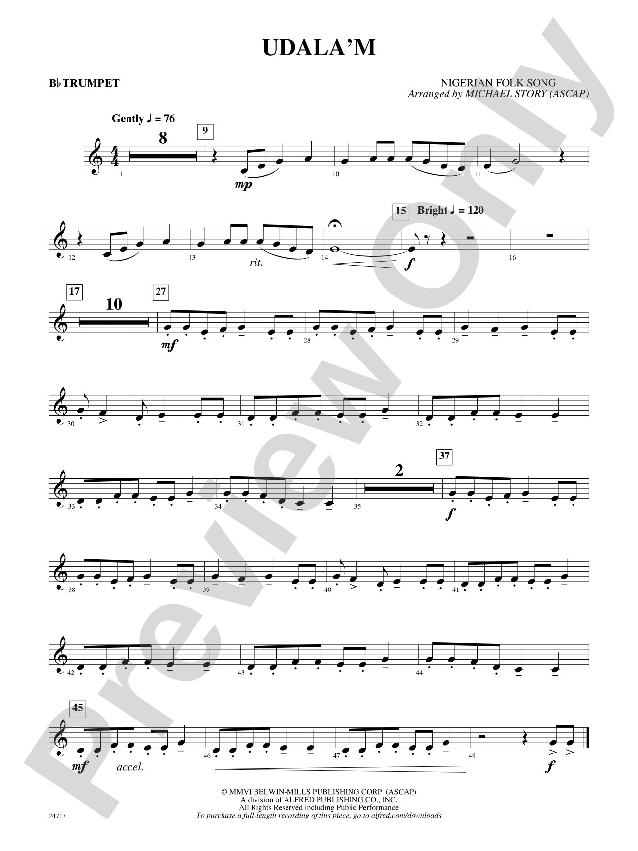 Udala'm: 1st B-flat Trumpet