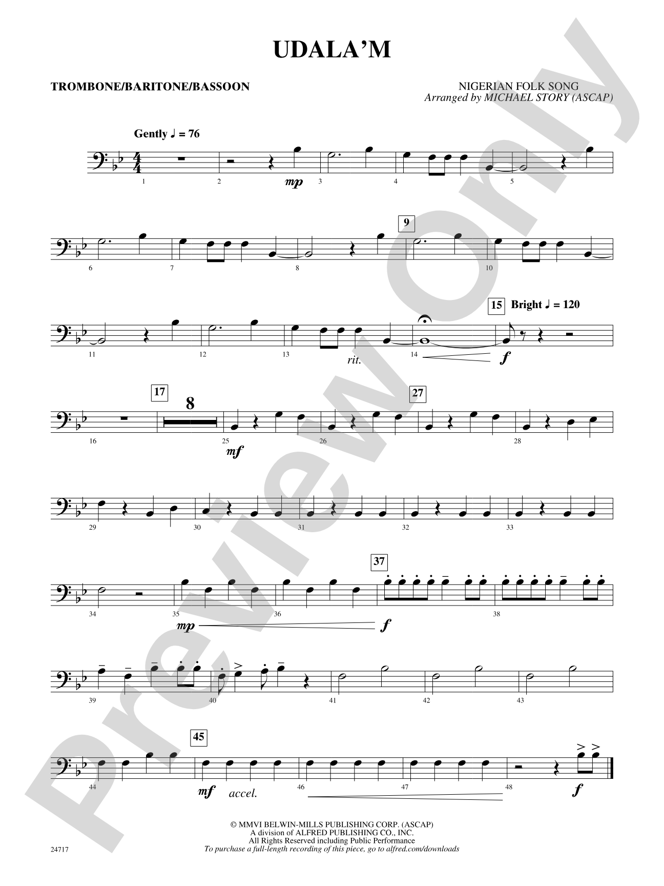 Udala'm: 1st Trombone