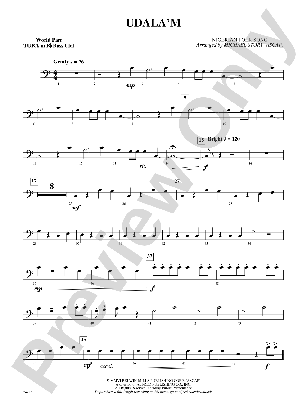Udala'm: (wp) B-flat Tuba B.C.